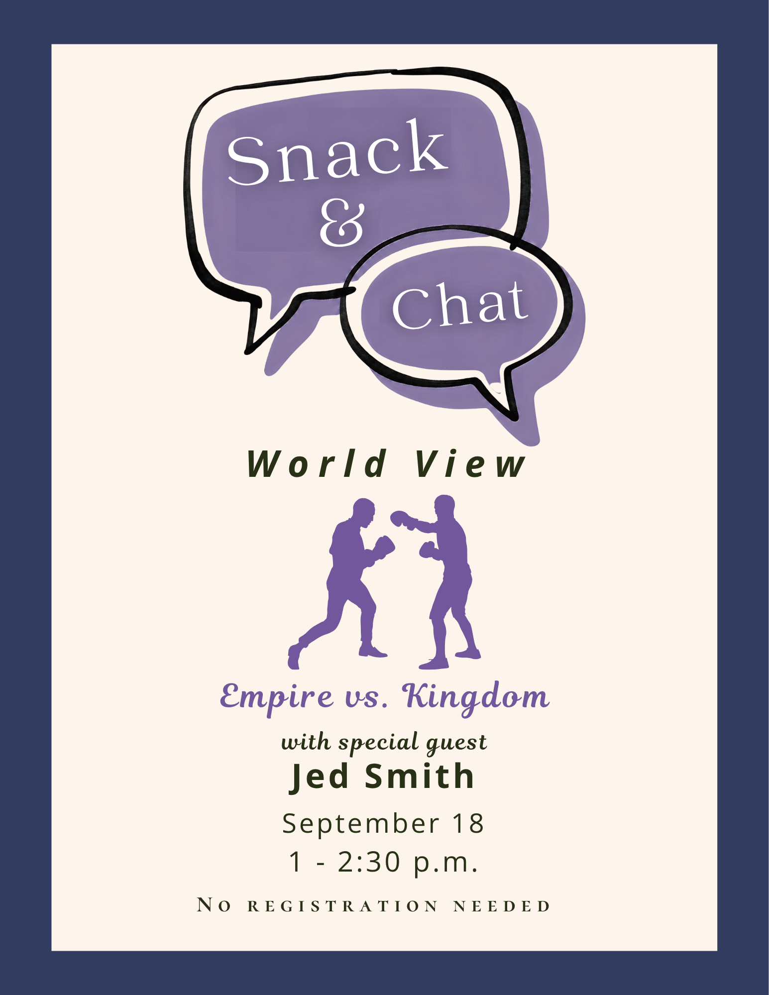 Snack and Chat: World View