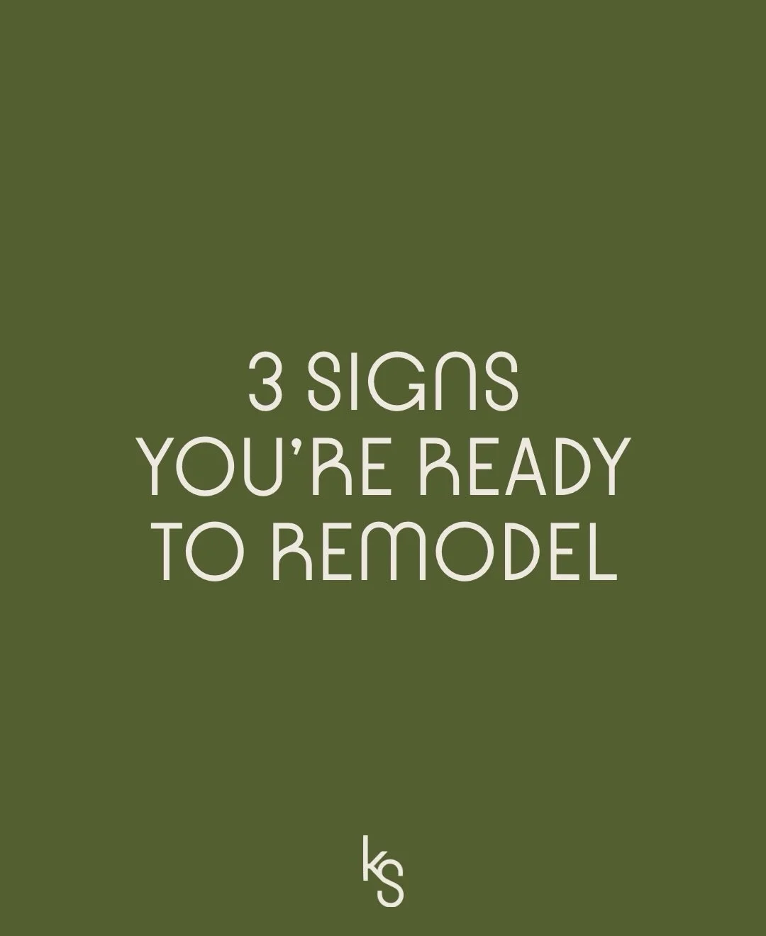 3 signs you&rsquo;re ready to remodel

Sometimes it&rsquo;s not about resale value. It&rsquo;s about quality of life.

If your kitchen feels cramped, dated, or frustrating, it slowly affects how you live in your home. 

Remodeling isn&rsquo;t about p