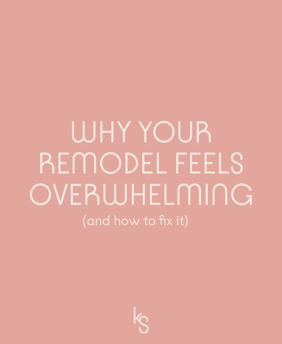 Why your remodel feels overwhelming (and how to fix it)

Most remodel stress doesn&rsquo;t come from construction&hellip; it comes from uncertainty. No clear plan. Too many decisions. No one leading. When everything is mapped out early, the entire ex