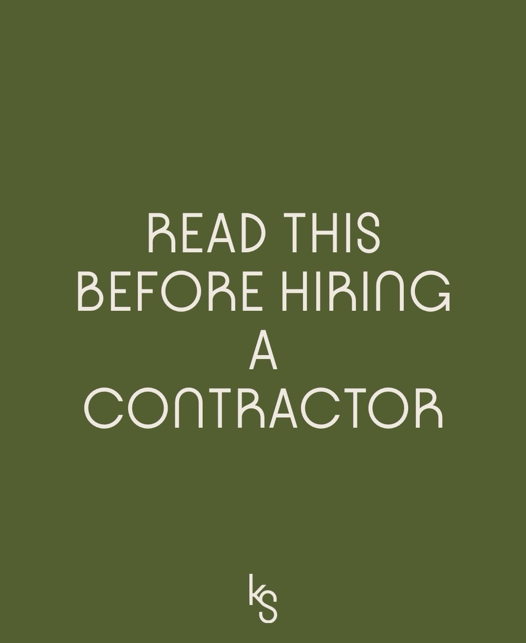 Read this before hiring a contractor 👷🏻&zwj;♀️

Choosing the right team will make or break your remodel. It&rsquo;s not just about price&hellip; It&rsquo;s about process, communication, and trust. Here&rsquo;s what to look for!

Follow for remodel 