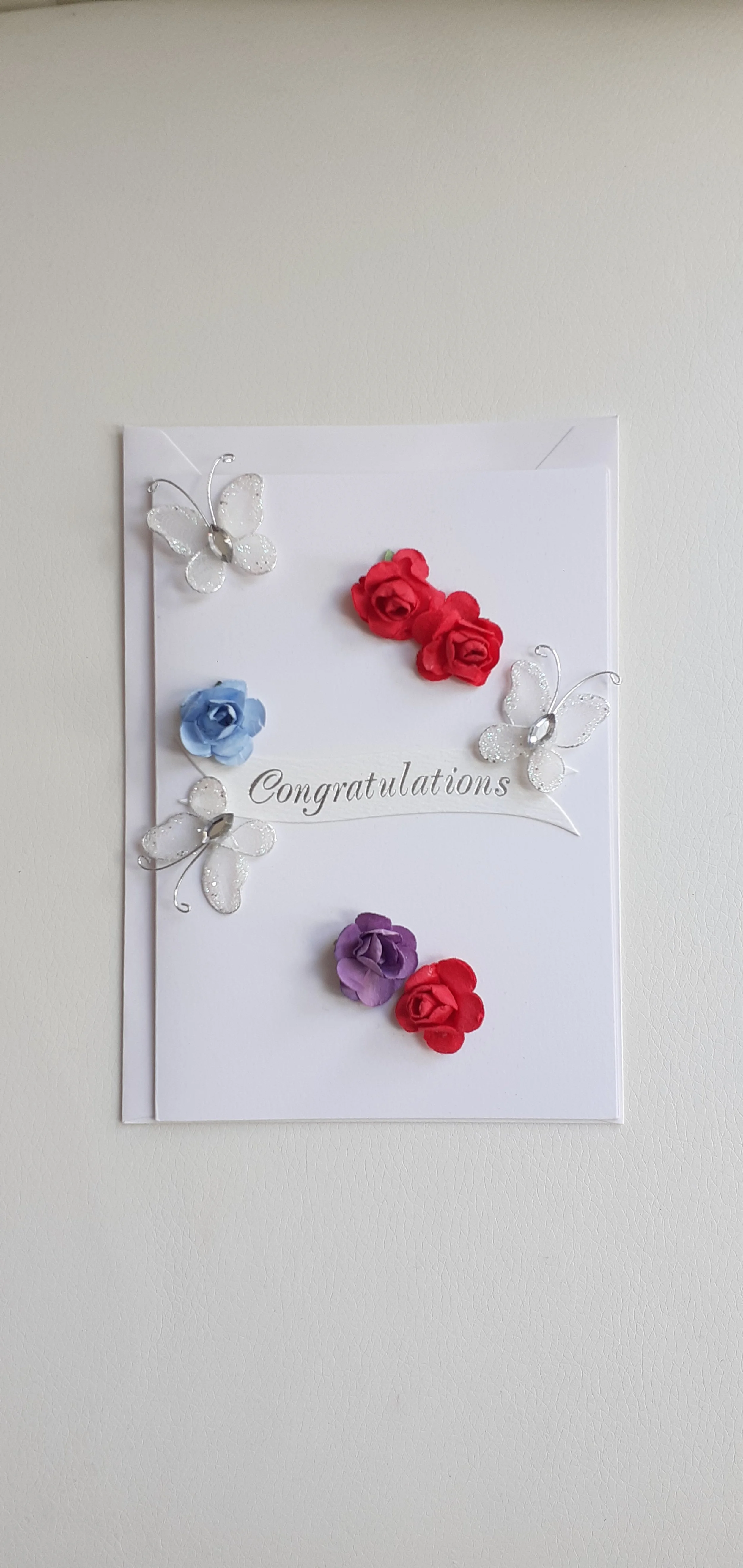 I.PRANGE Petals n' Spiritual Butterflies Note Card