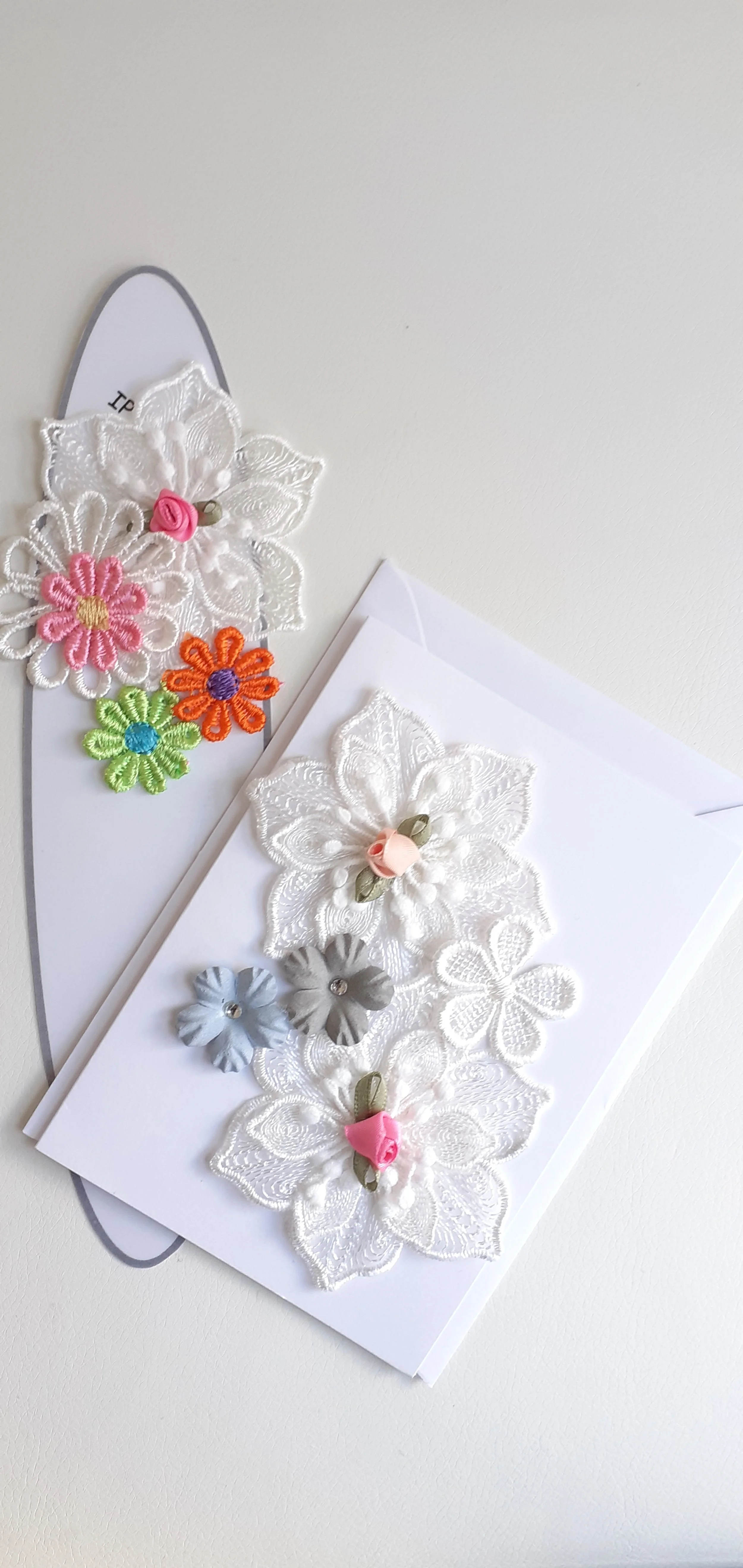 I.PRANGE Petals n' Buds Bookmark Gift Set With Matching Note Card, Birthday, Mother's Day, Special Occasion, Gift, Bookmark 228.6mm x 66.04mm