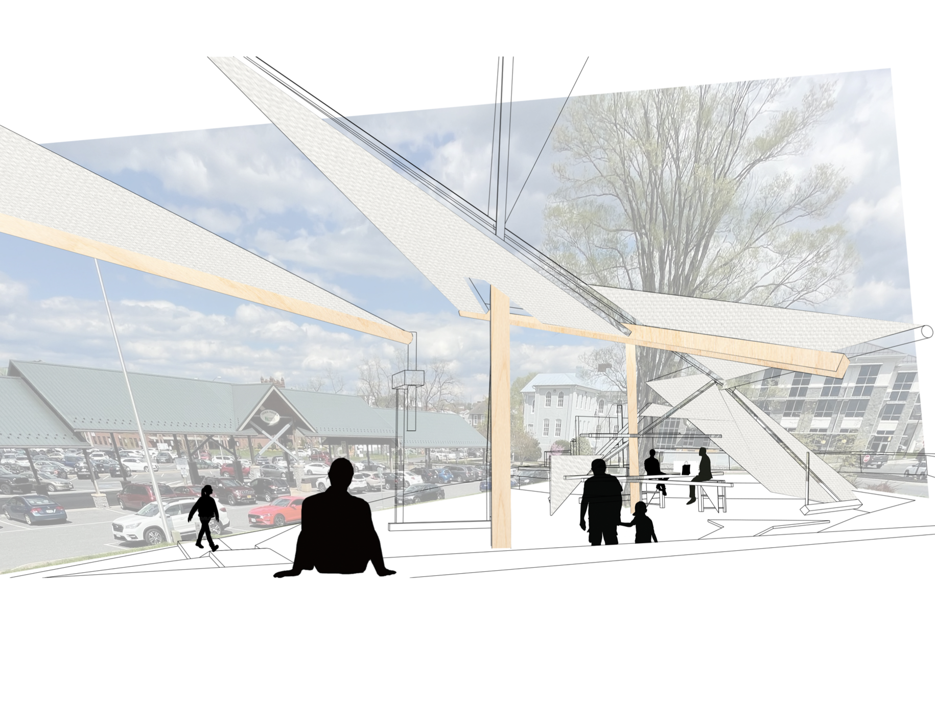 Outdoor Dining and Entertainment Space - Harrisonburg, VA 