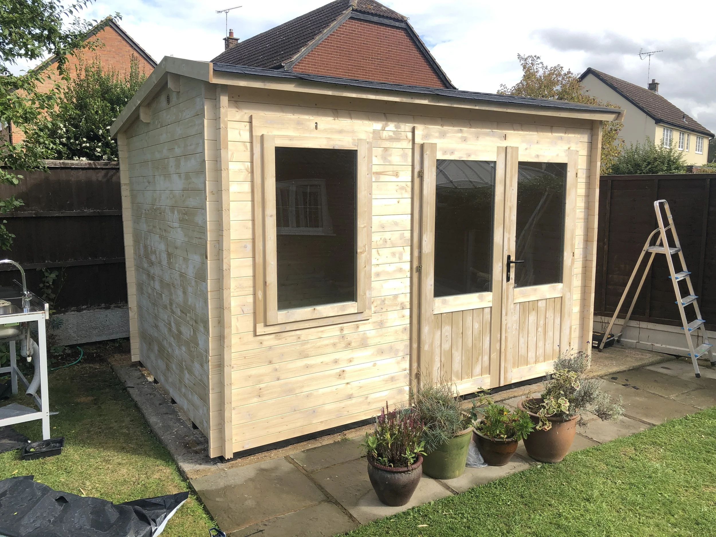 Garden Cabin - During