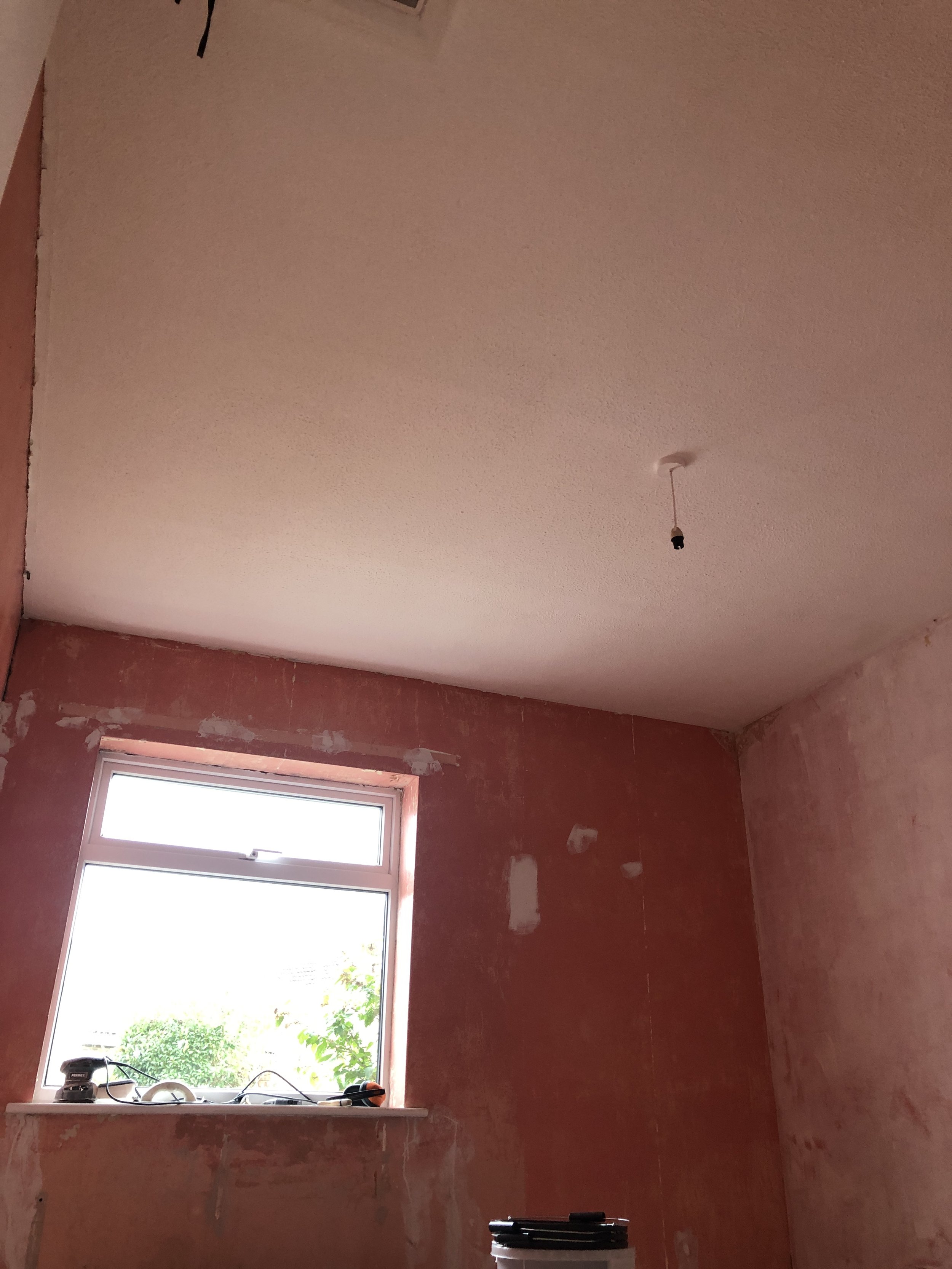 Artex Ceiling - Before