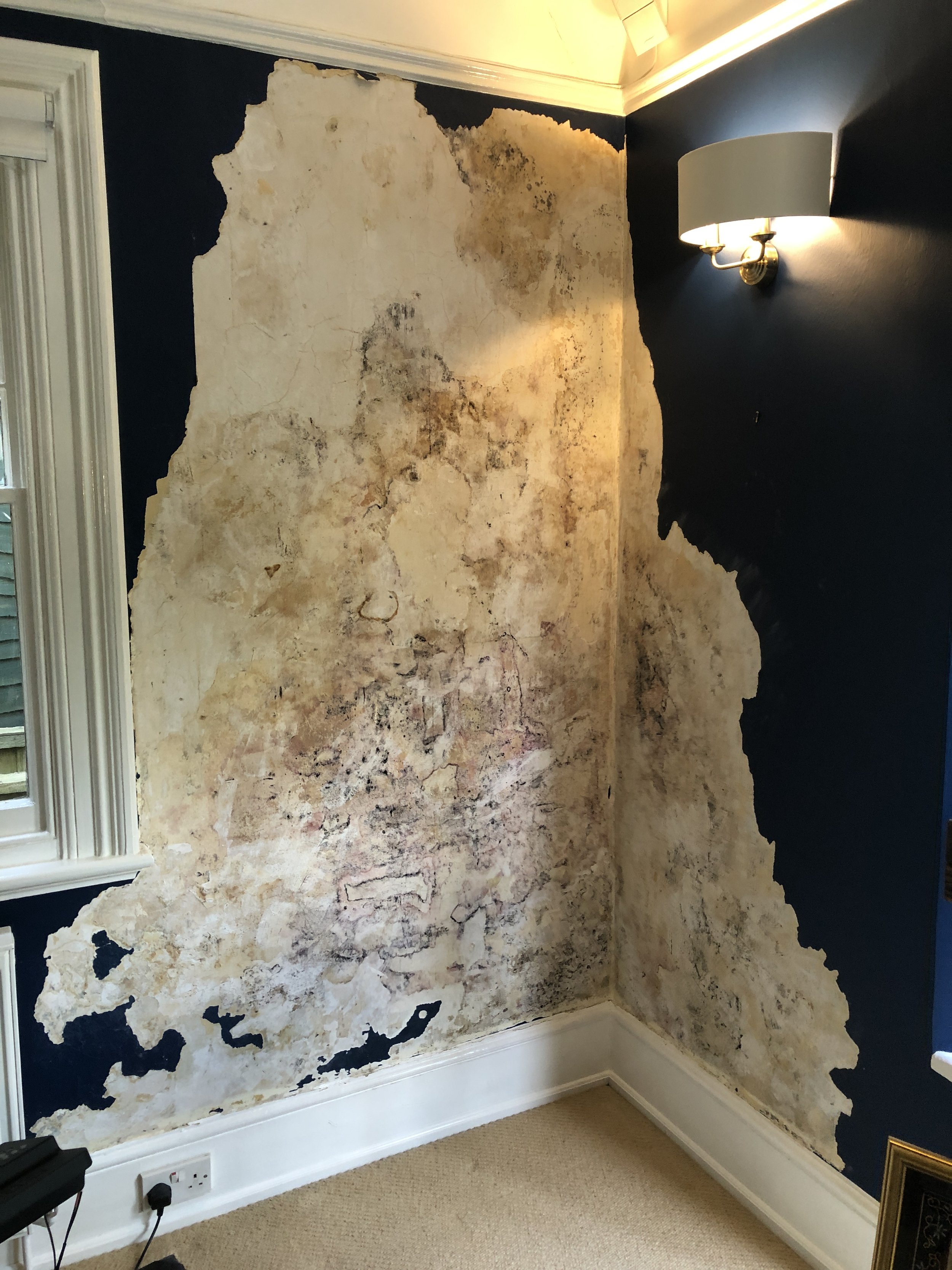 Damaged Wall - Before