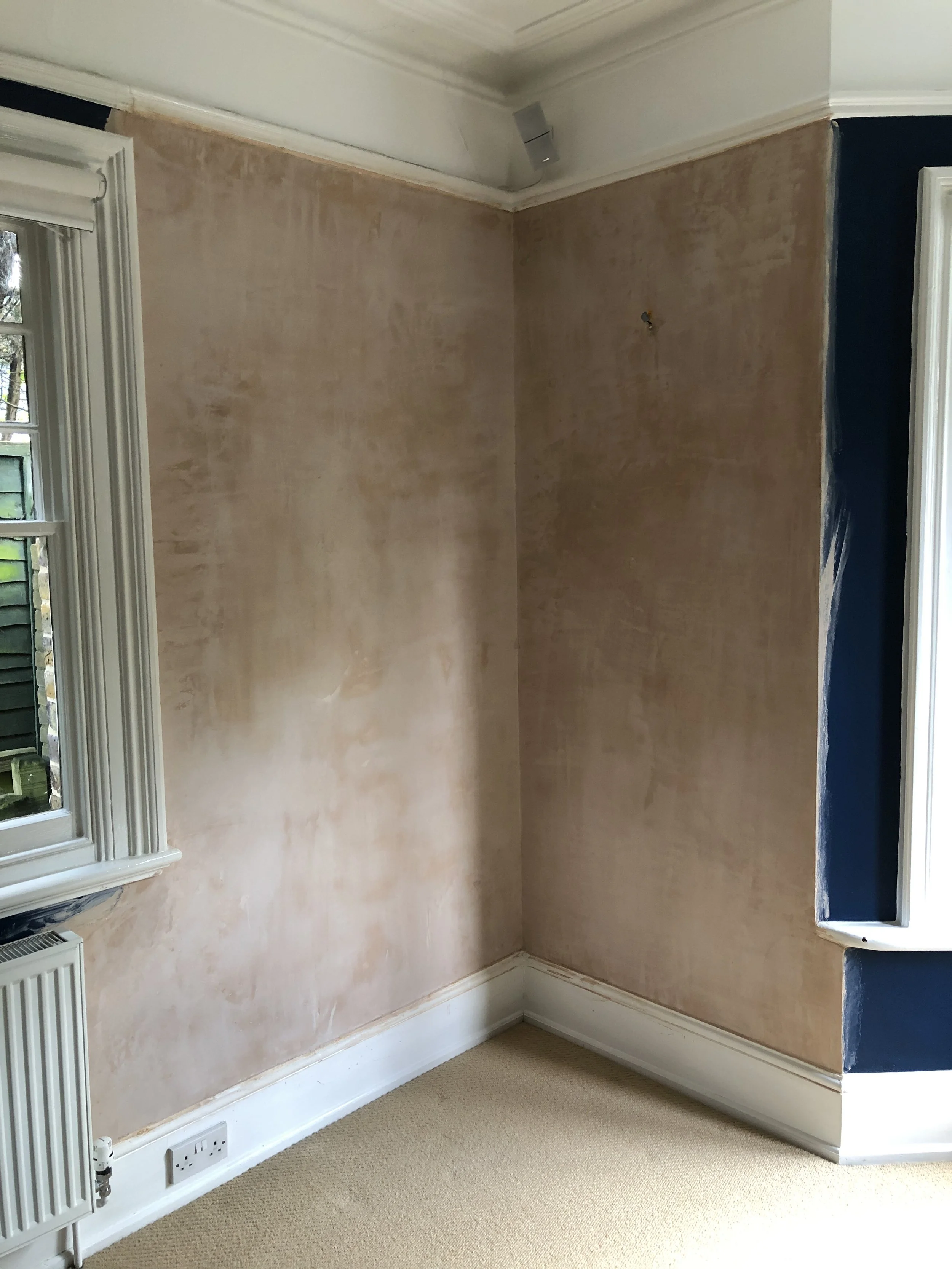 Damaged Wall - During