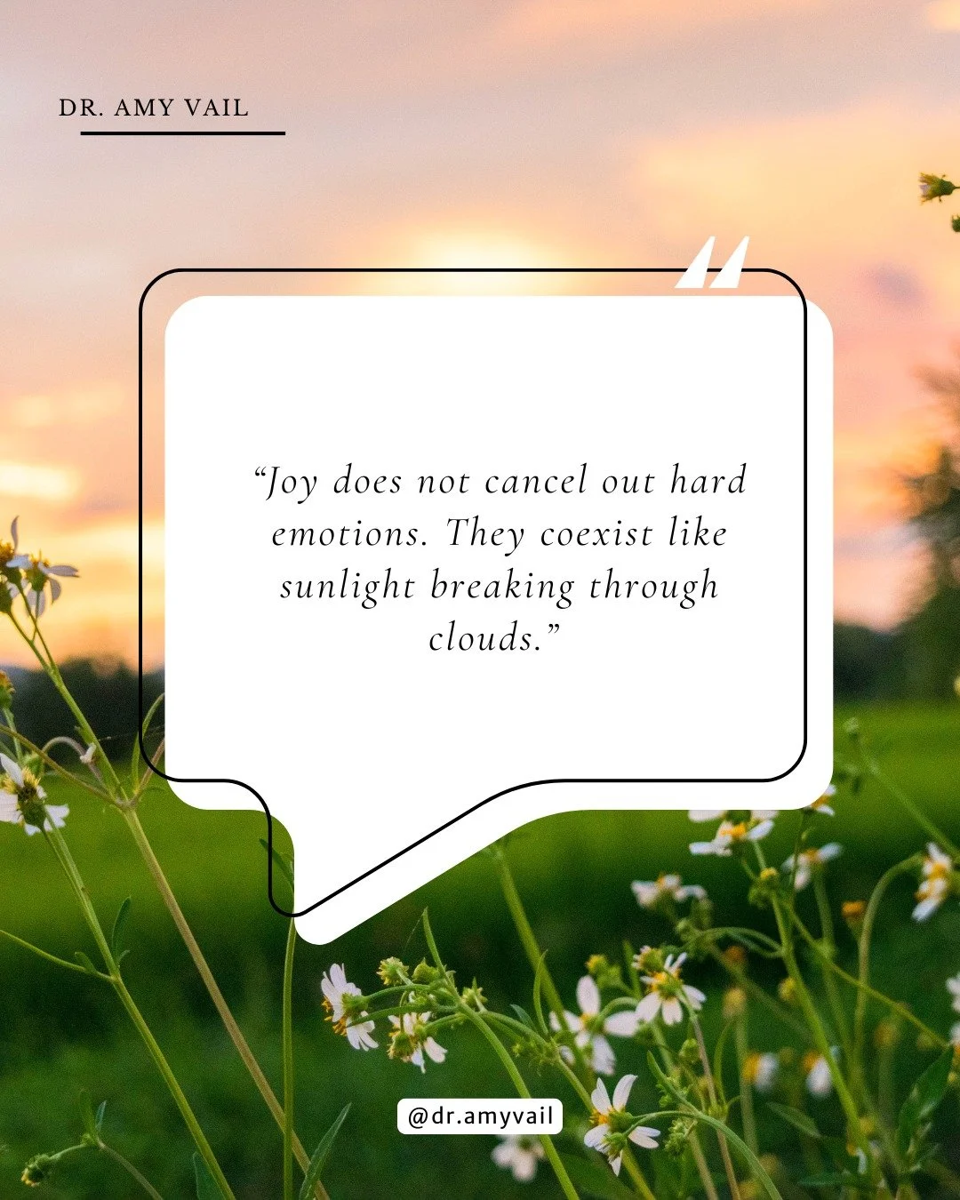 Emotional health is marked by the ability to (mostly) maintain one's balance in turbulent times. We can hold deep sorrow in one hand and genuine joy in the other. Both are valid. Both are present. Emotional health allows for all of the feelings. Obse