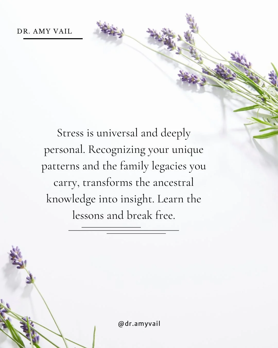 Stress impacts everyone! Transform overwhelm into insight. Notice what you carry and identify what echoes your family&rsquo;s story and what is personal. Step outside, take a breath, and honor your boundaries and your ancestors! 🤍 

📖 Read the full