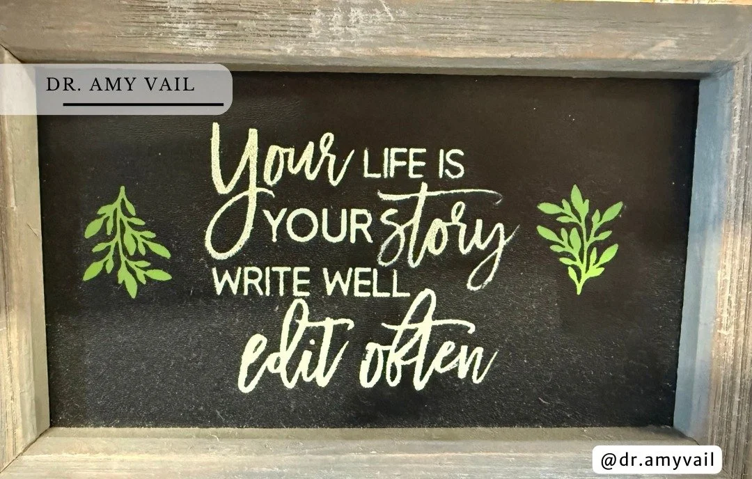 Notes from the Universe!

It&rsquo;s ok to make edits to your life story.  If things are not working, make adjustments and improve your story!

#PersonalGrowth #RewriteYourStory #SelfReflection #GrowthMindset
