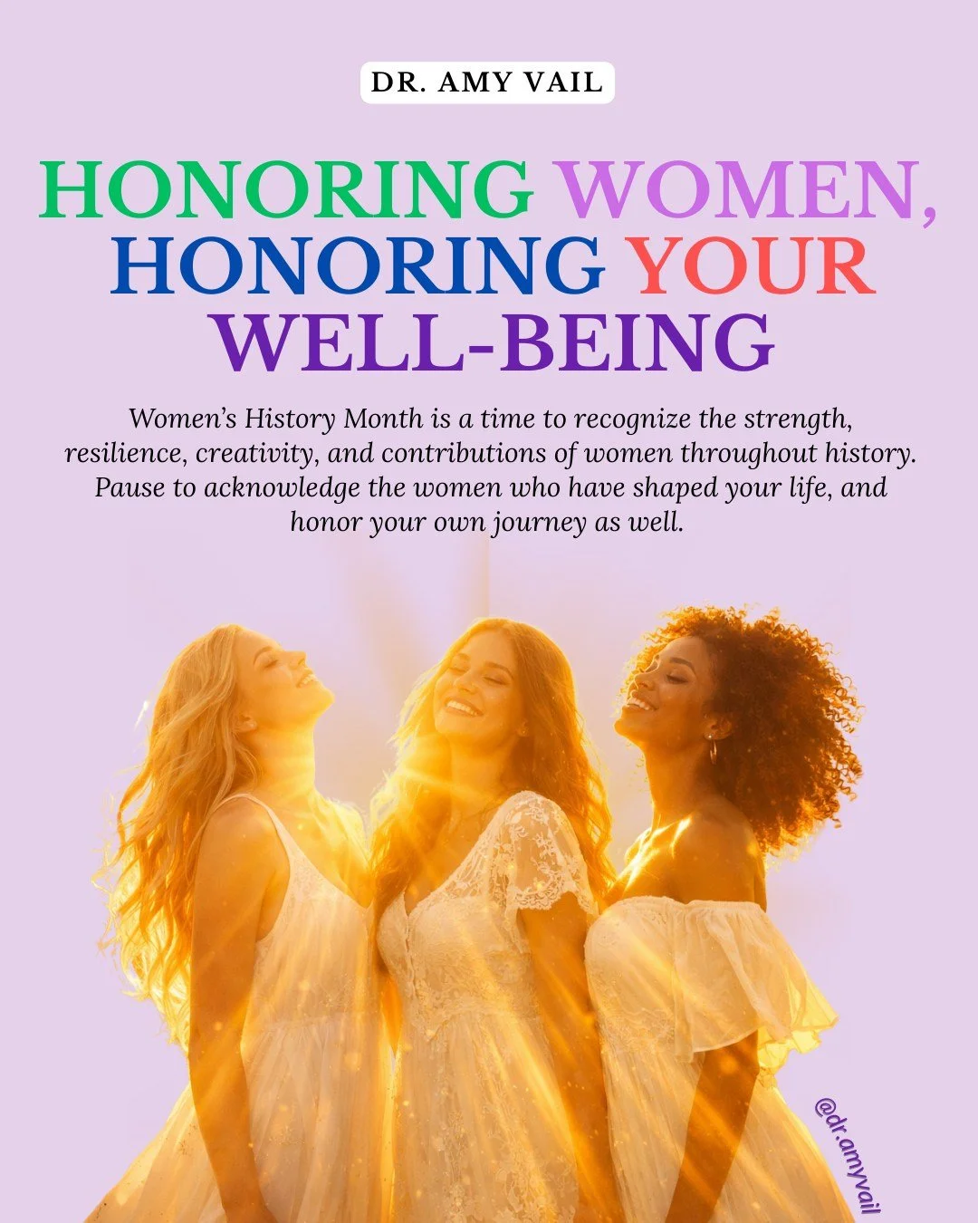 March is recognized as Women&rsquo;s History Month, a time to honor the strength, resilience, creativity, and contributions of women throughout time. 

I honor and celebrate the countless ways women shape the world: as caregivers, artists, thinkers, 