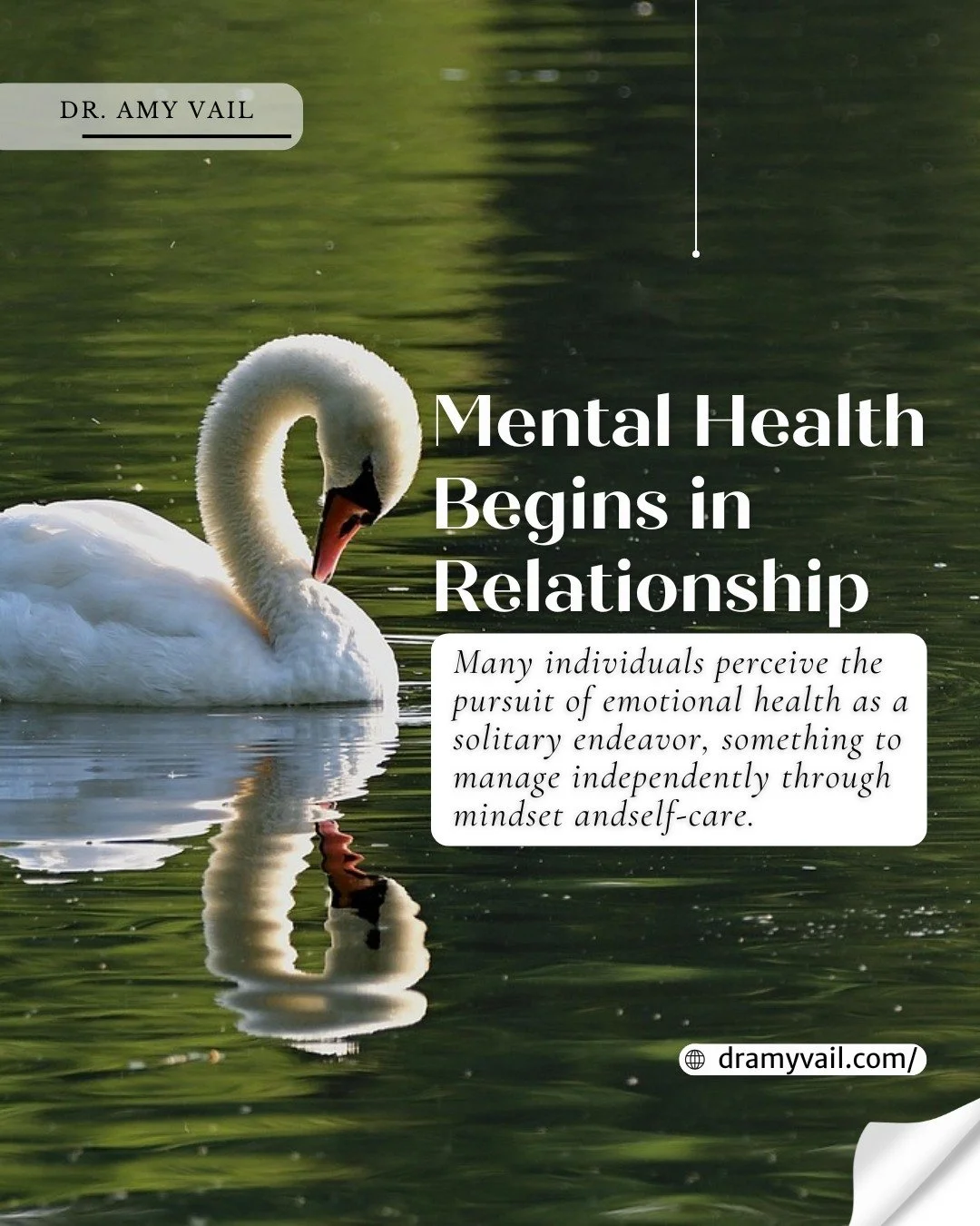 Emotional well-being is not achieved solely through self-reliance or stoicism. It develops through repeated experiences of being seen, heard, and valued in relational contexts. 💚

Emotional well-being develops through repeated experiences of being s