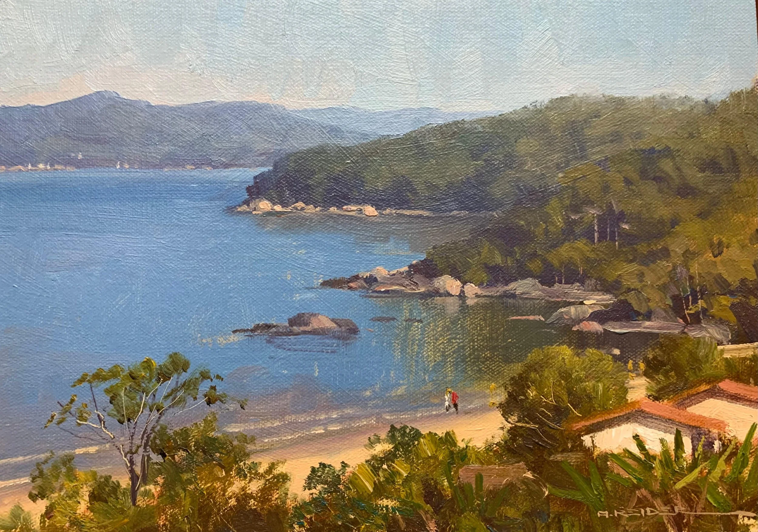 Pintura Praia - Alexandre Reider