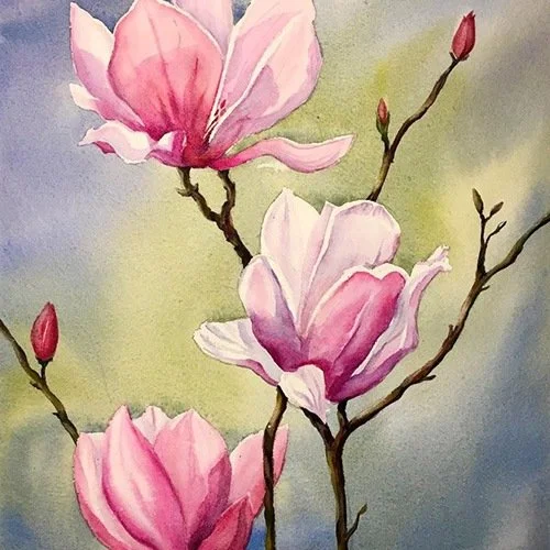 Pintura com aquarela