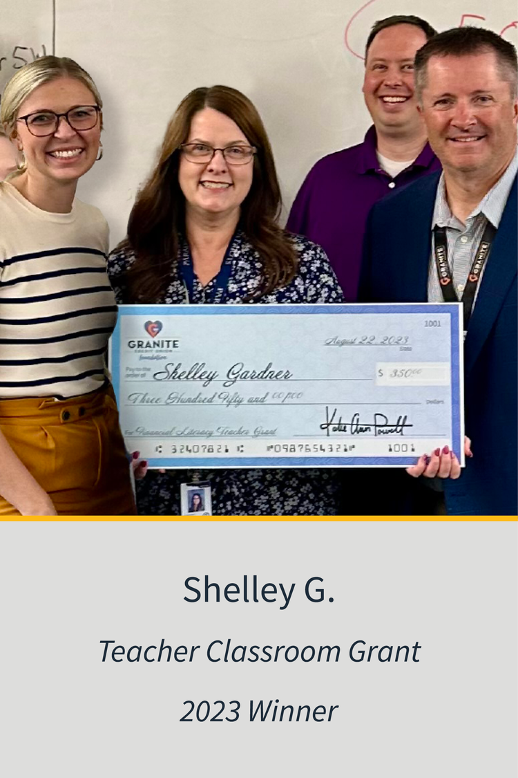 Shelly G. Teacher Classroom Grant 2023 Winner