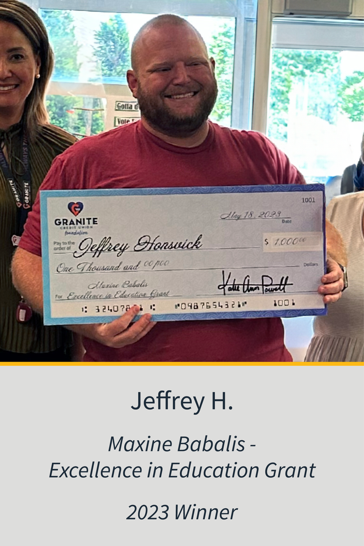 Jeffrey H. Maxine Babalis - Excellence in Education Grant 2024 Winner
