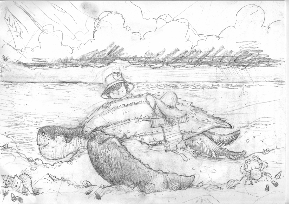 THE LEATHERBACK TURTLE SKETCH...ERIC HEYMAN.png