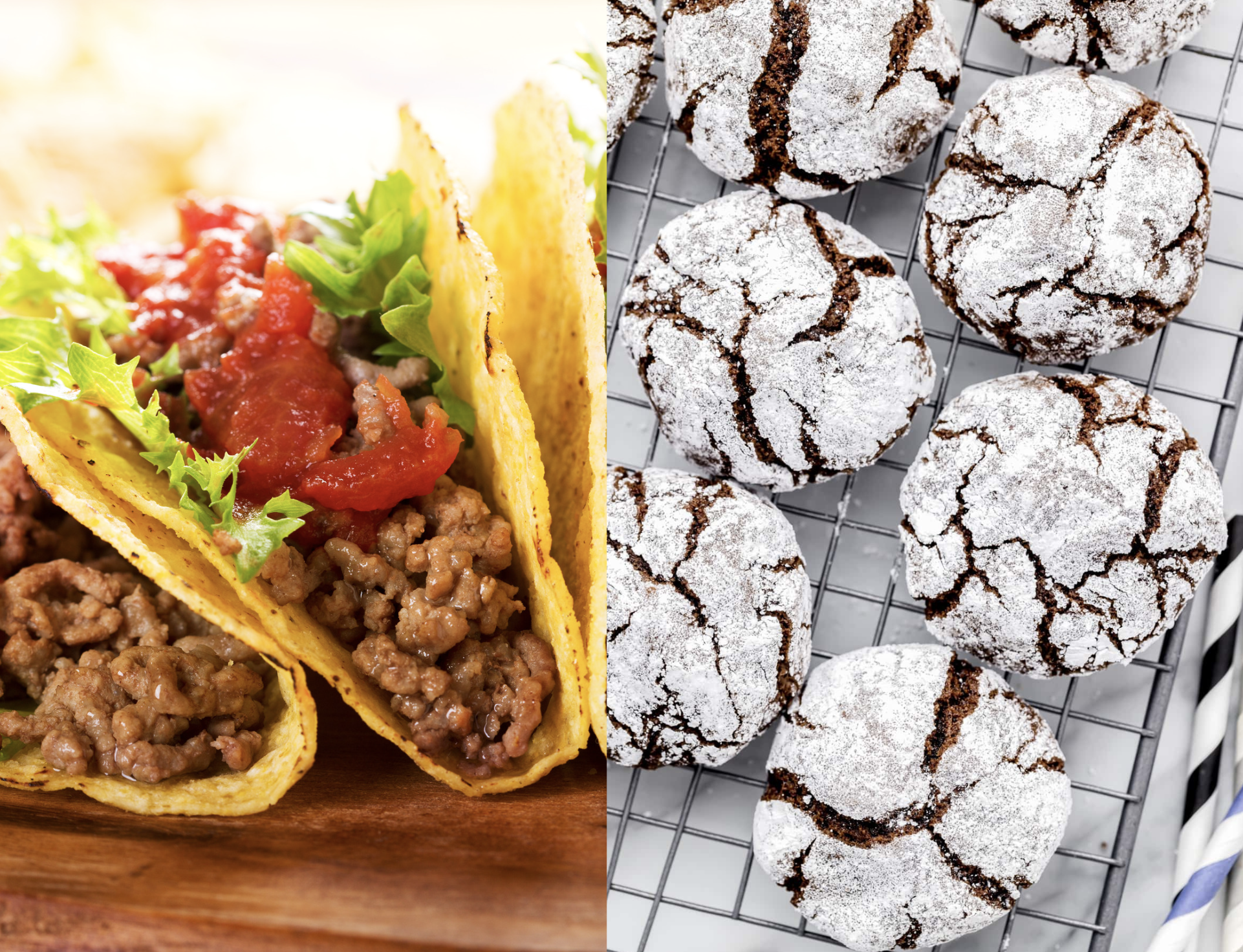 Tacos &amp; earthquake cookies