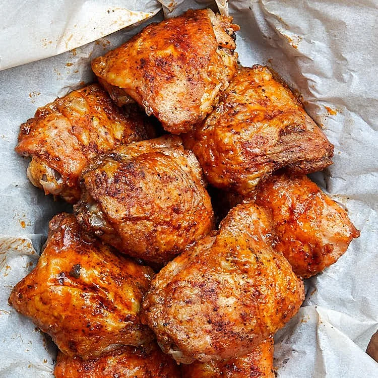 CRISPY CHICKEN THIGHS