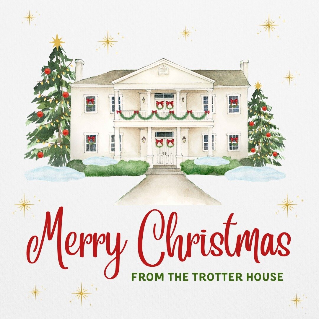 Merry Christmas! Wishing you a beautiful Christmas day, and a Happy New Year! Thank you for sharing your sweetest memories with us at The Trotter House! ✨🎄