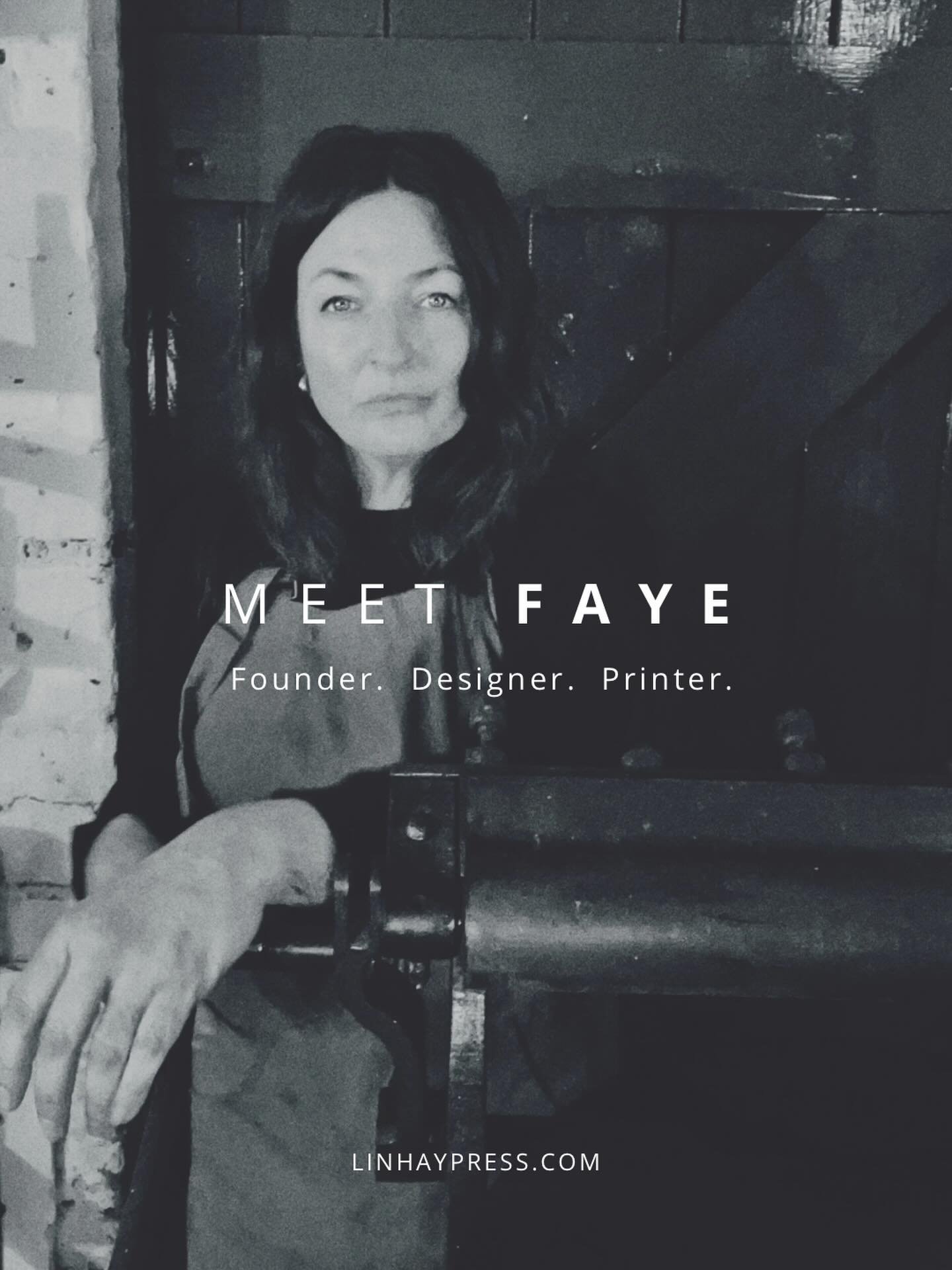 The new year is already flying by, so it feels like the perfect time to say hello and re-introduce myself ✨

I&rsquo;m Faye. Creator, Designer, Printer and doer of all things behind the scenes here at Linhay Press.

Dreamer, Wife, boy mum, and slave 