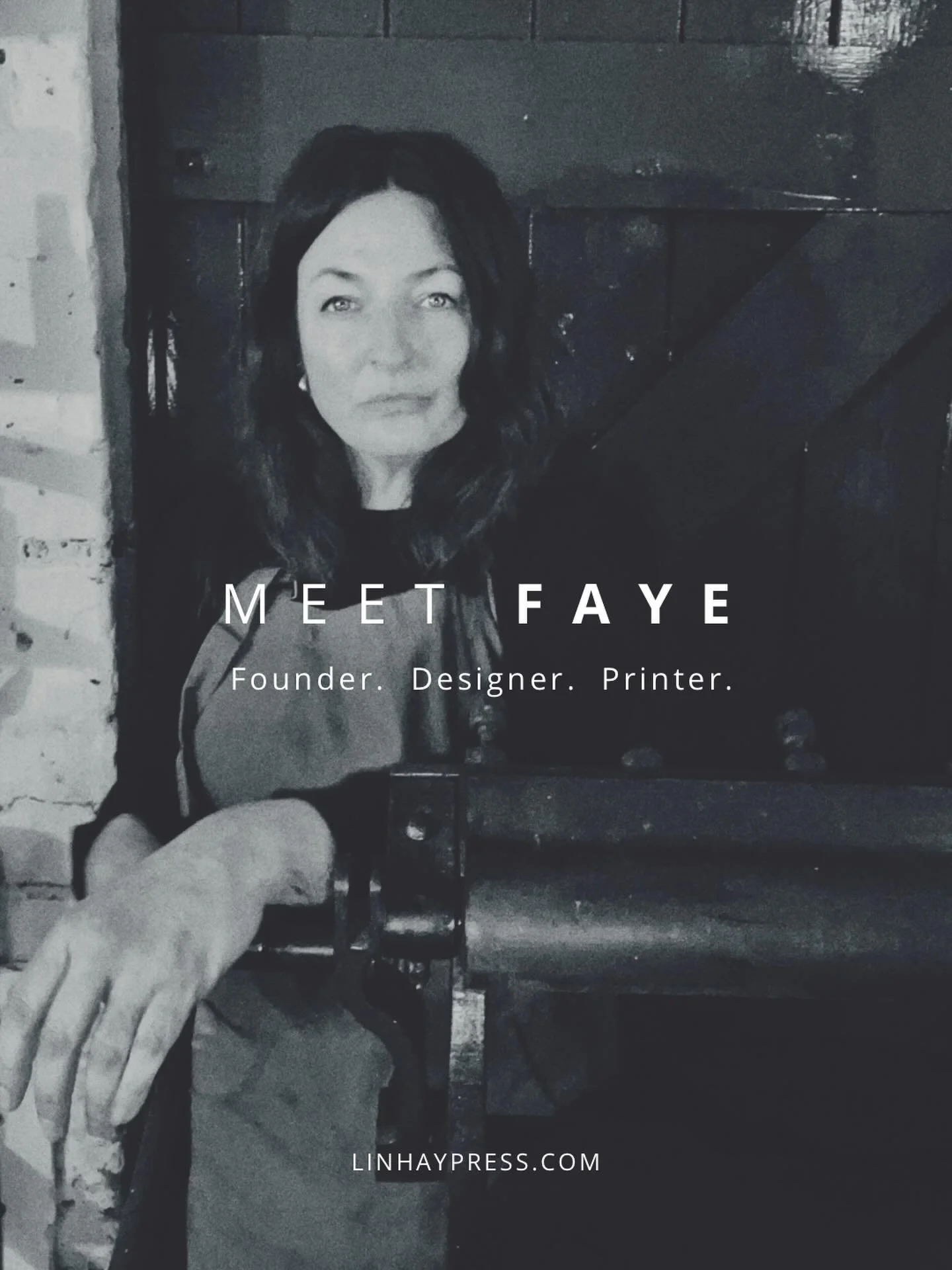 The new year is already flying by, so it feels like the perfect time to say hello and re-introduce myself ✨

I&rsquo;m Faye. Creator, Designer, Printer and doer of all things behind the scenes here at Linhay Press.

Dreamer, Wife, boy mum, and slave 