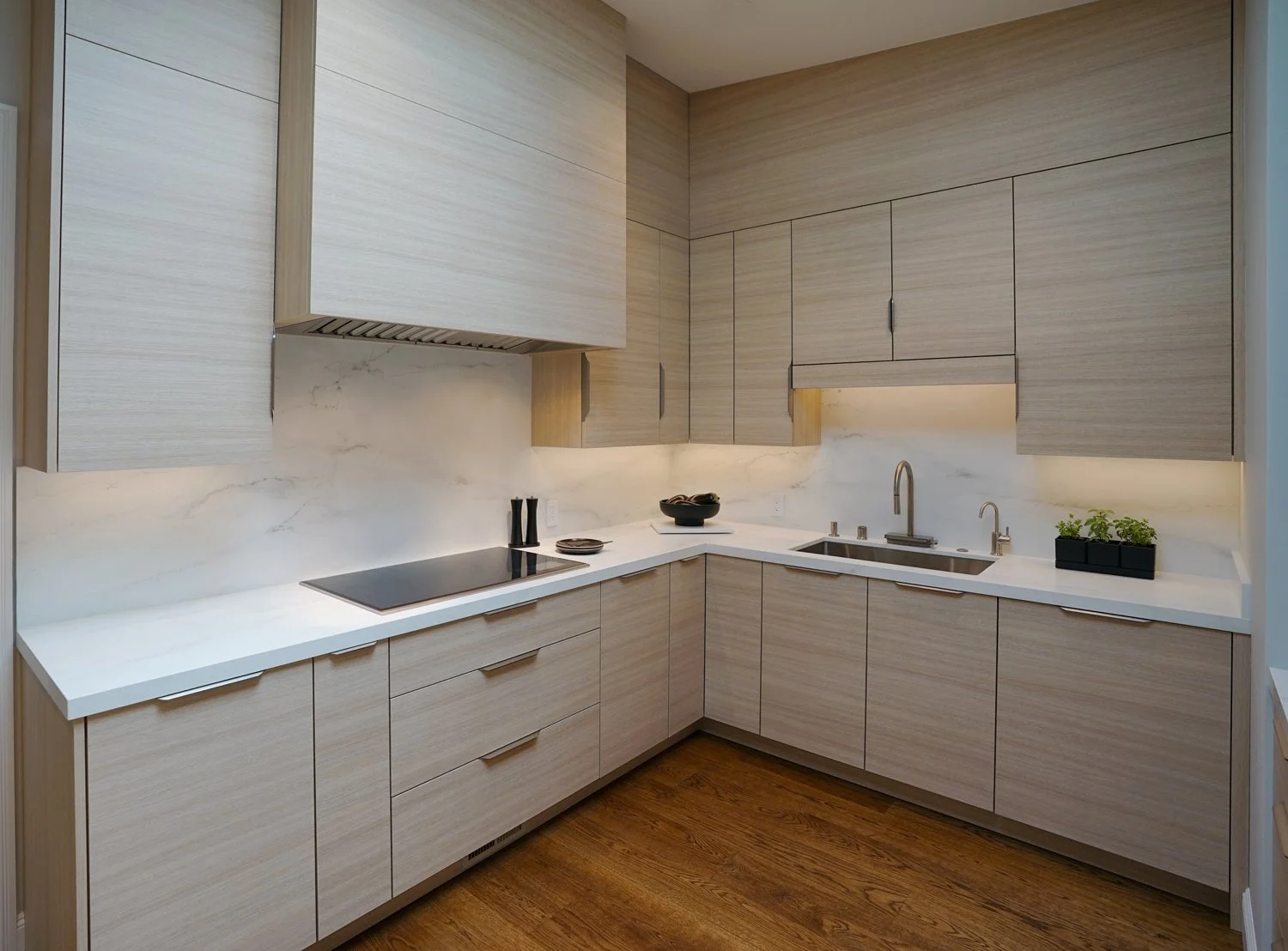  Contemporary Kitchen #21 |  Excelsior gem- light, calm, and beautifully dialed‑in.     
 Tri-line Construction | Jay Santillan Photography   