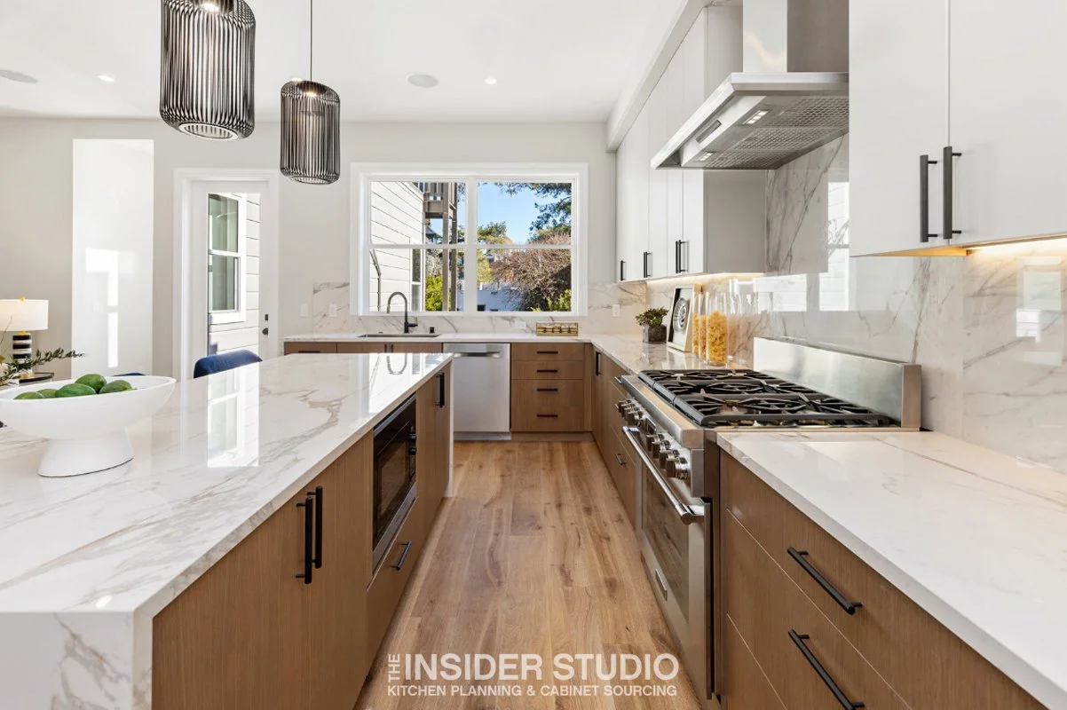 Contemporary Kitchen #20 | Presidio Terrace stunner- a modern medley of white, wood and quartz
KAG Designs