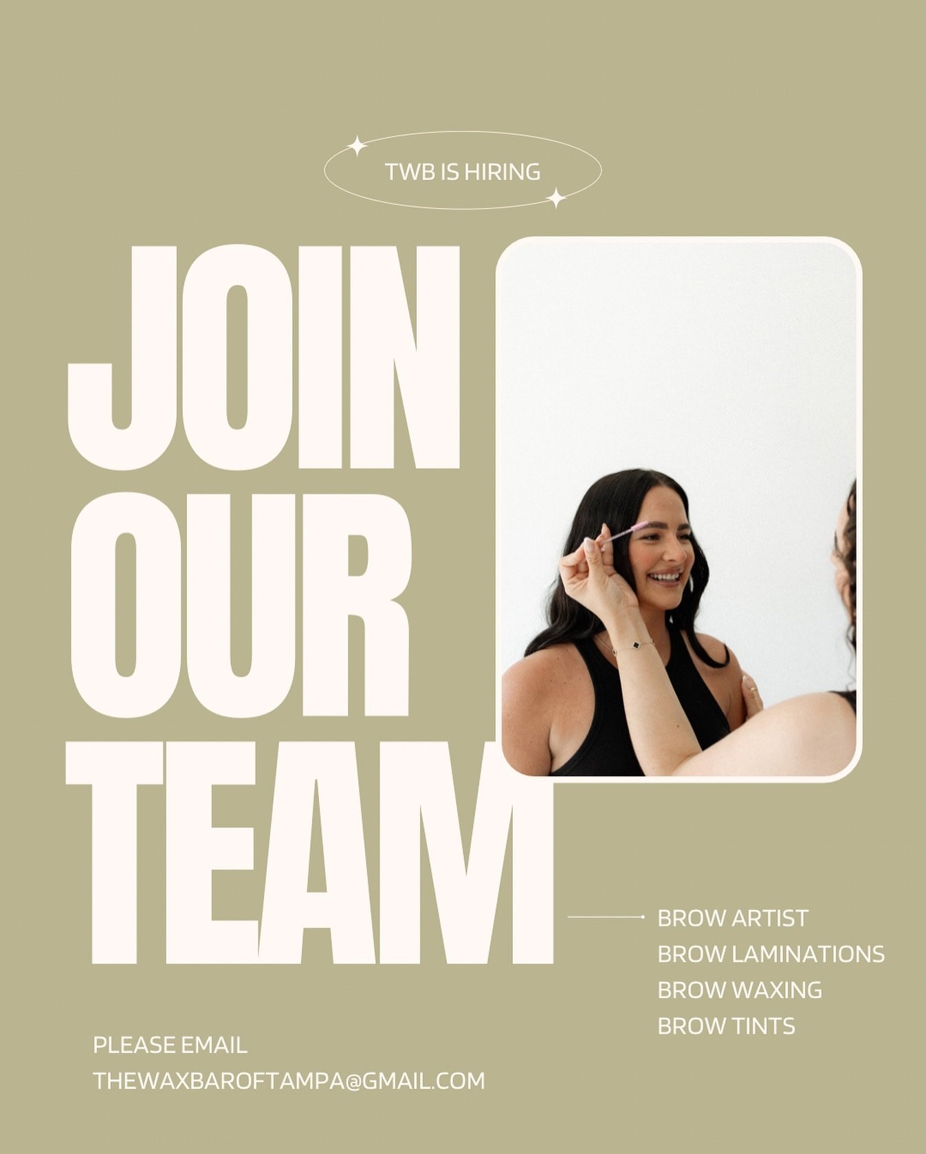 The Wax Bar of Tampa is currently seeking an experienced part time brow artist to join our team. If you are passionate about creating beautiful and well-defined brows, we want to hear from you. As a brow artist at our studio, you will have the opport