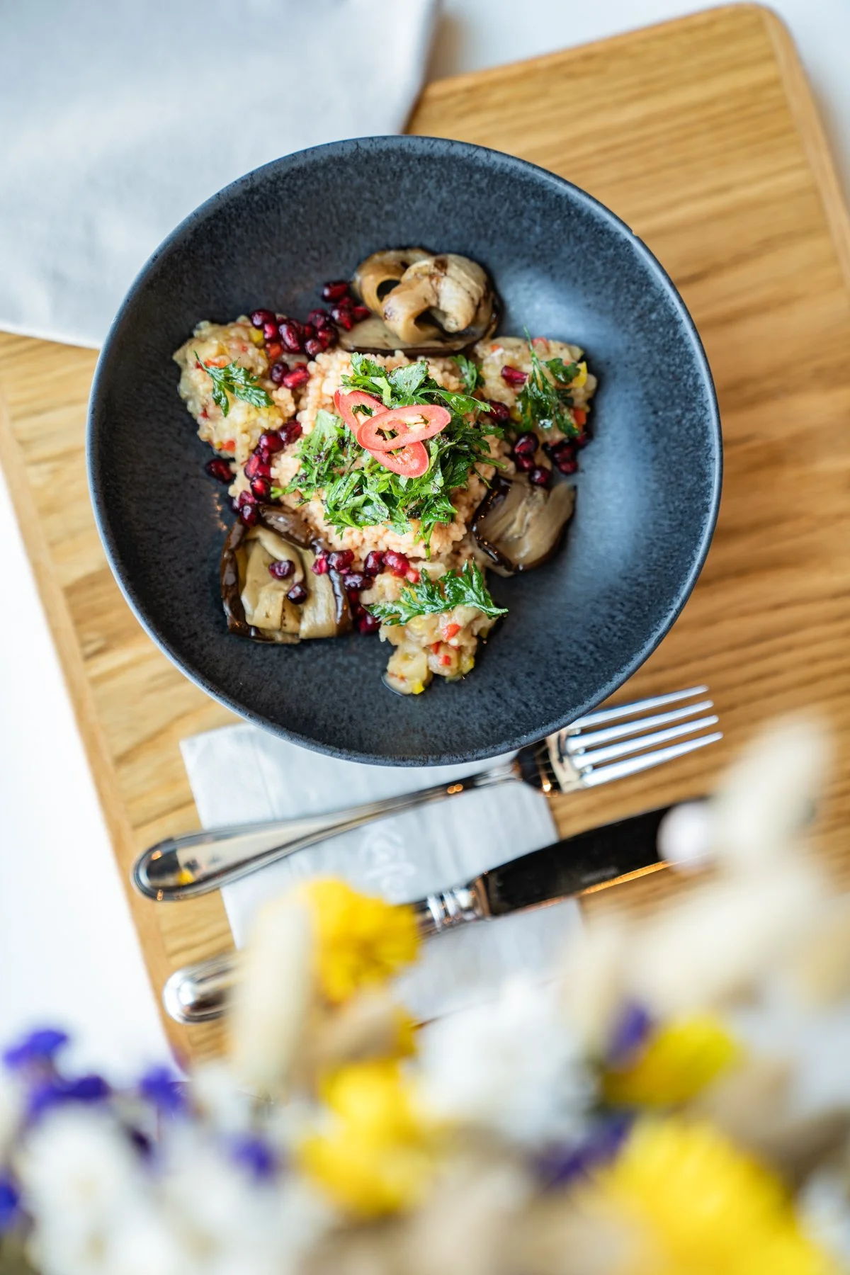 Food Fotografie im Rhein-Main-Gebiet – fotografiertes Gericht für Feinkost Käfer in Frankfurt mit natürlichem Licht