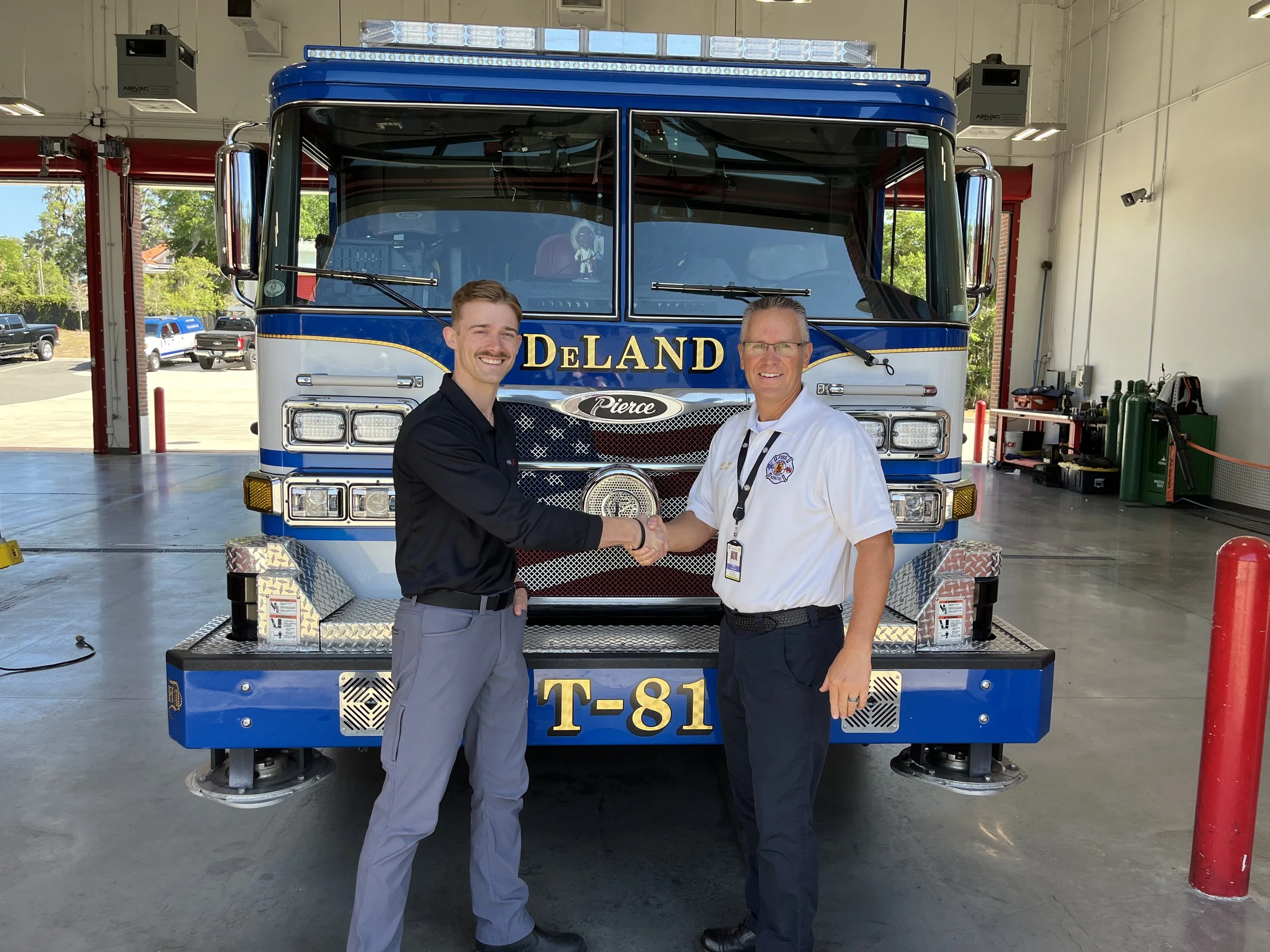 DeLand Blake and Chief Allen.JPG