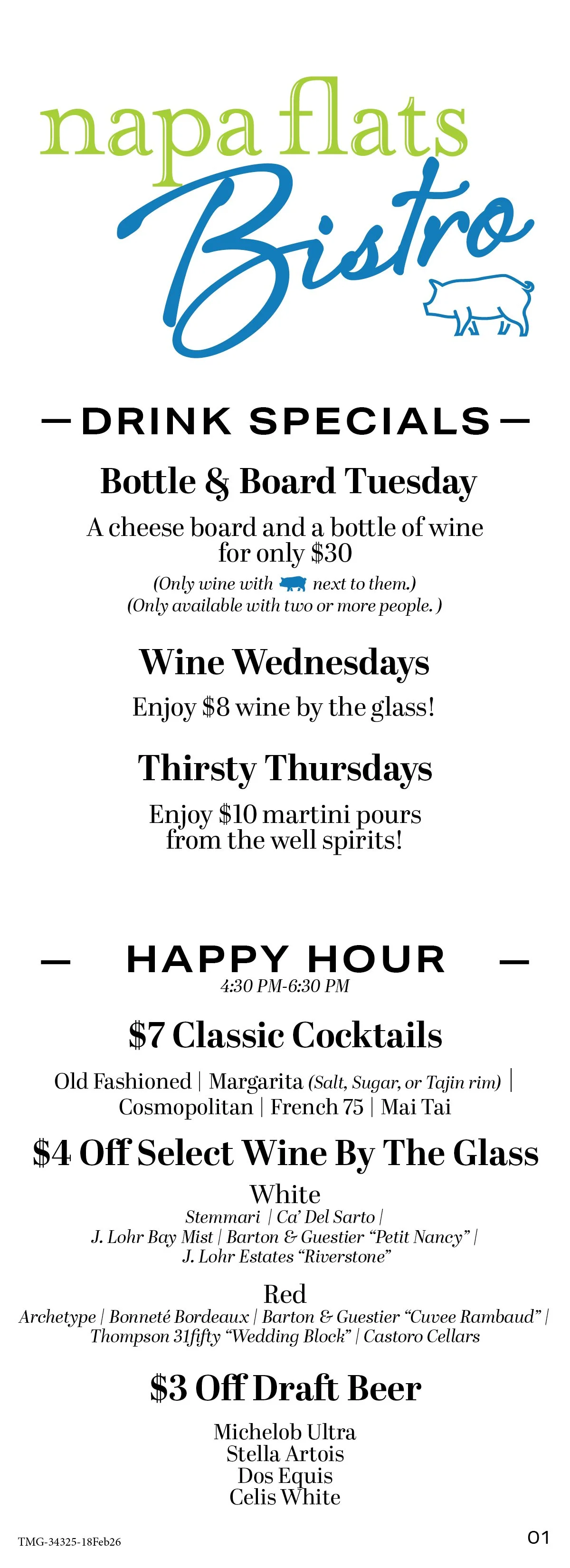 34325 NF Bistro  Design: Spring/Summer Bar Book Updates