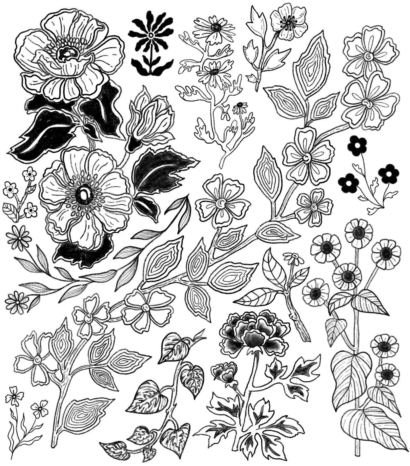 Booking August 🌸 here&rsquo;s some funky floral flash!! Prices range from $100-500. Second sheet has some fun pieces to wrap around or under the knee, maybe an elbow too! Dm me to claim 🫶🏼
.
.
.
.
.
.
.
.
.
#brooklyntattoo #brooklyntattooartist #n