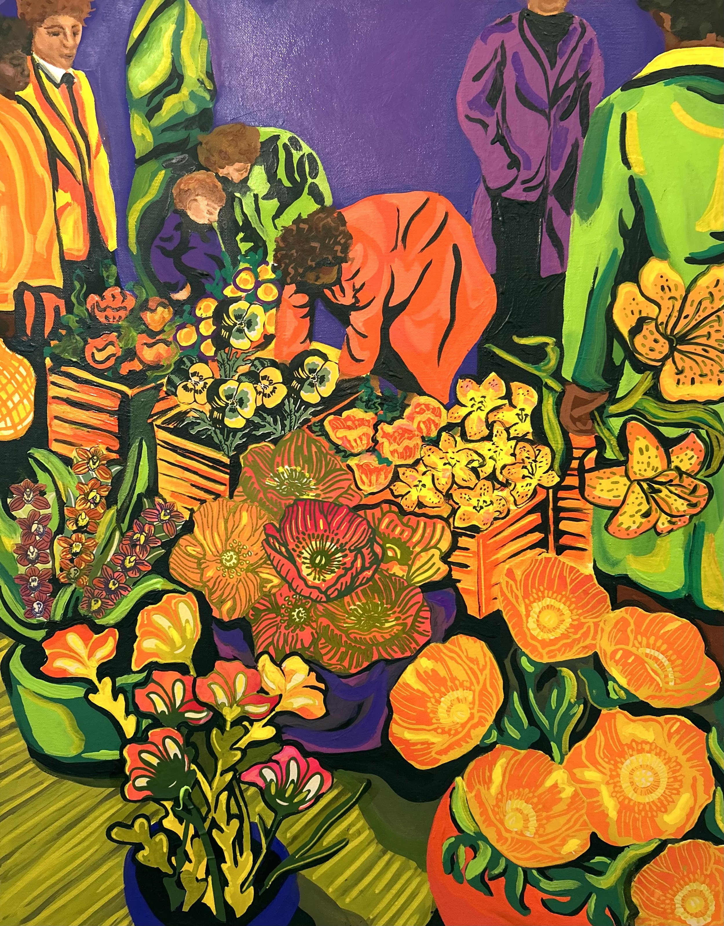 Flower Market (painting)