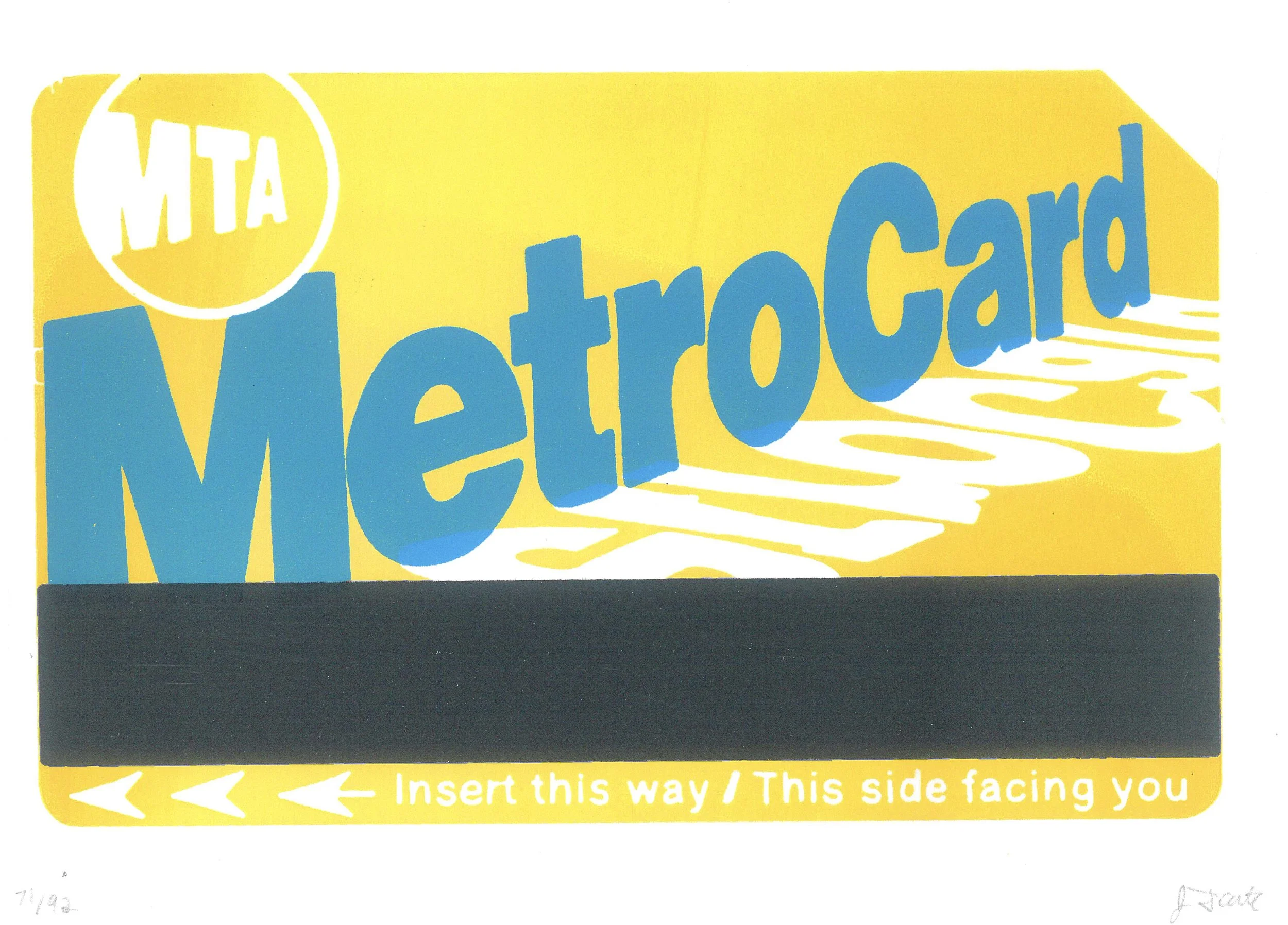 Retired Metro Card