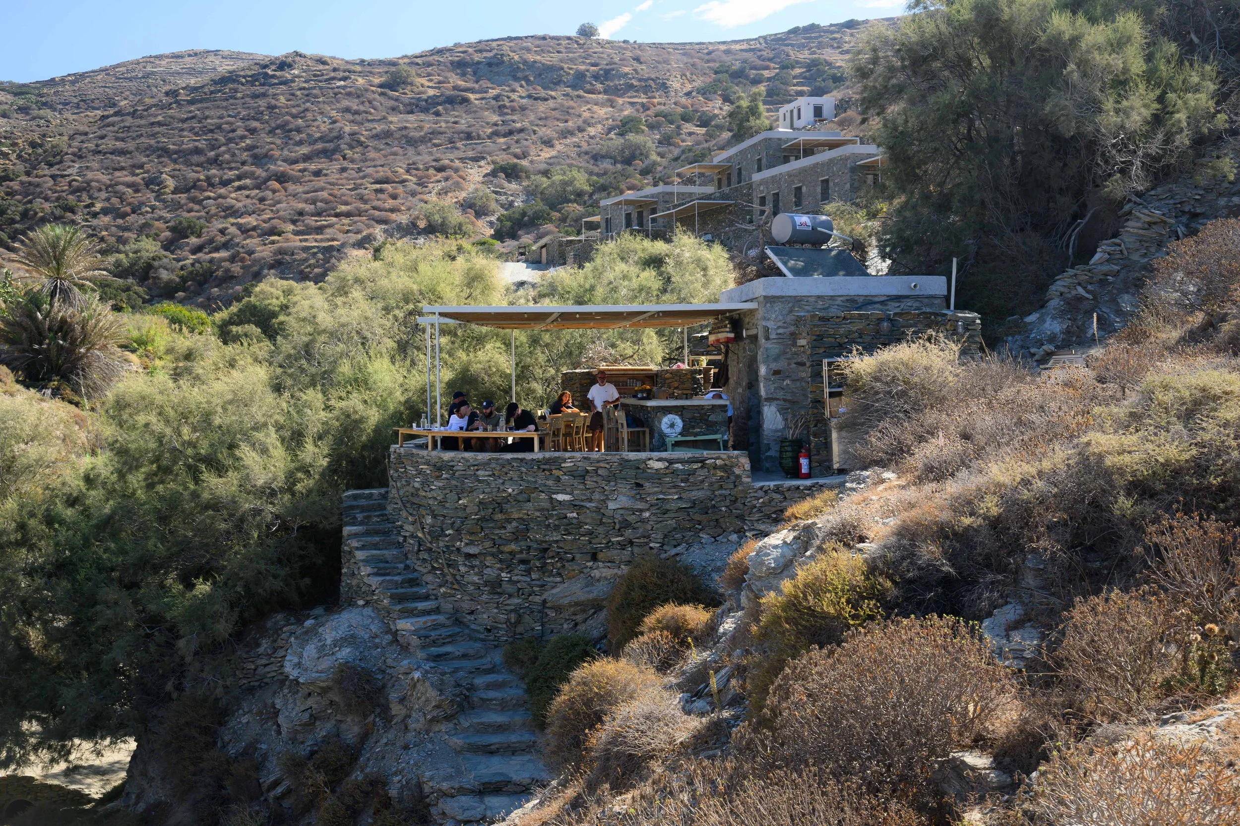 Spina, Folegandros: Our Night on the Edge of Ambeli Bay