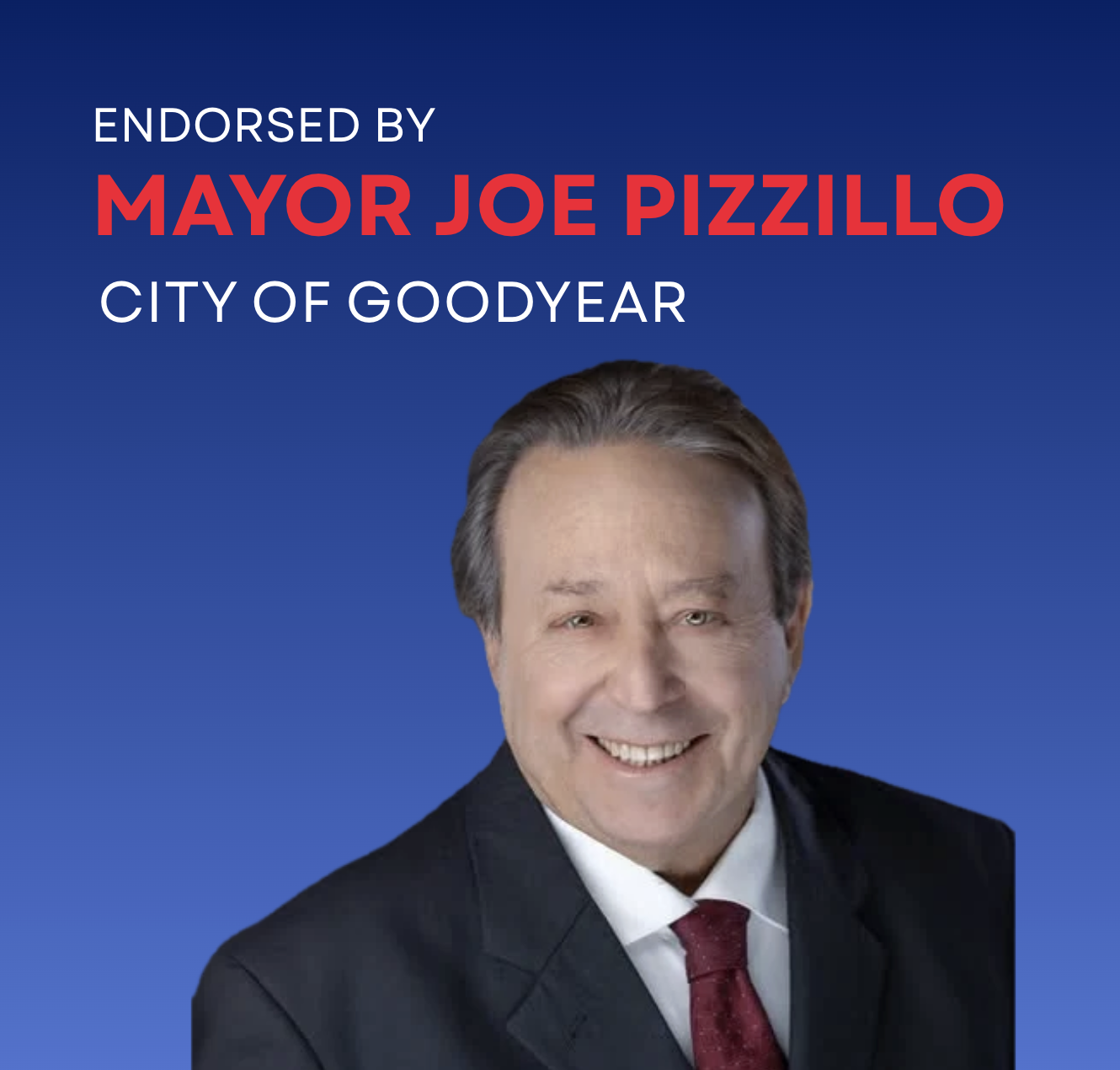 City of Goodyear Mayor Joe Pizzillo