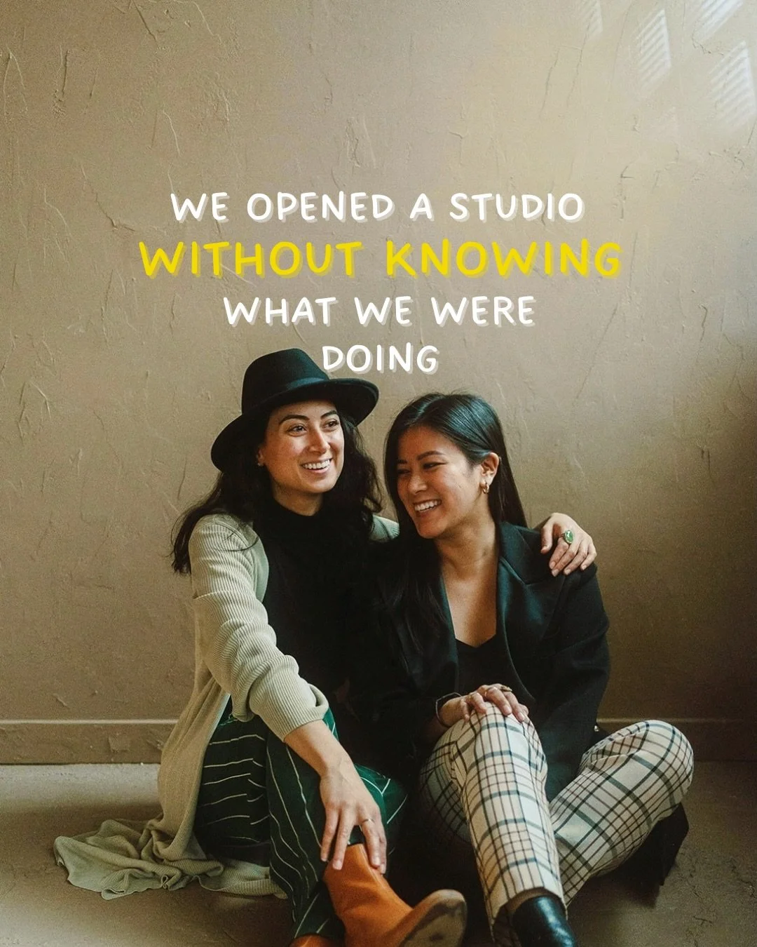It&rsquo;s wild to think that Junto started as a feeling, not a business plan.
⠀⠀⠀⠀⠀⠀⠀⠀⠀⠀⠀⠀⠀⠀⠀⠀⠀⠀⠀⠀
We didn&rsquo;t know how to renovate a space. We didn&rsquo;t know how to run a studio. We just knew we wanted to build something warm, creative, fun,