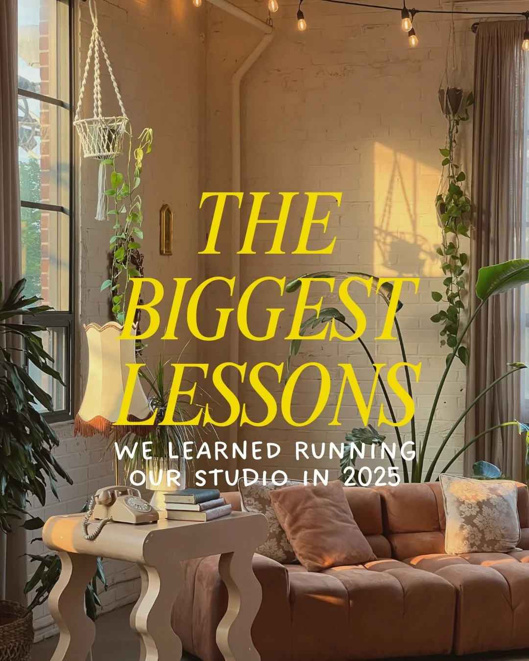 Running our studio taught us when to take risks, when to rest, and when to say no! We&rsquo;re heading into the new year clearer about who this space is for, and why it exists ✨ 
⠀⠀⠀⠀⠀⠀⠀⠀⠀⠀⠀⠀⠀⠀⠀⠀⠀⠀⠀⠀
Thanks for supporting us, we&rsquo;ll see you in t