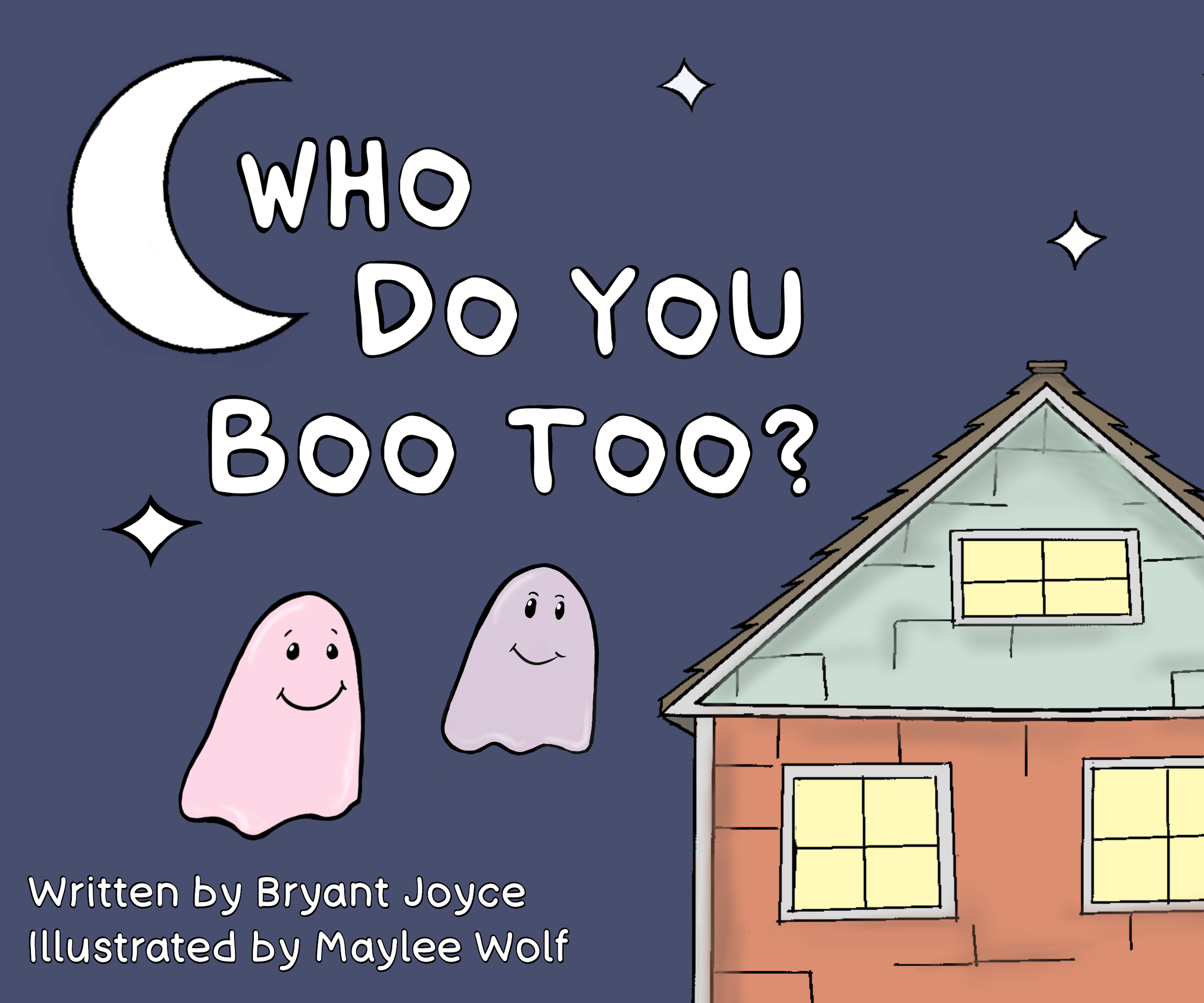 Commission - "Boo Book" illustrations, 2025, Procreate