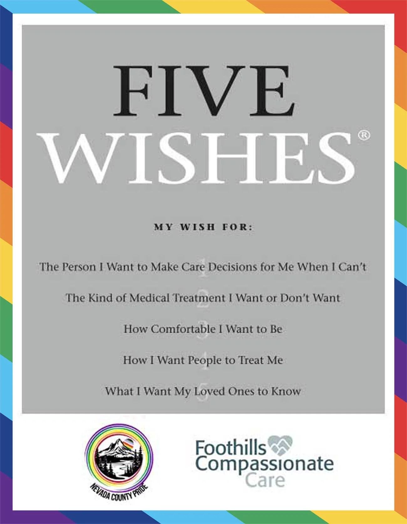 Five Wishes: Advance Care Planning Workshop