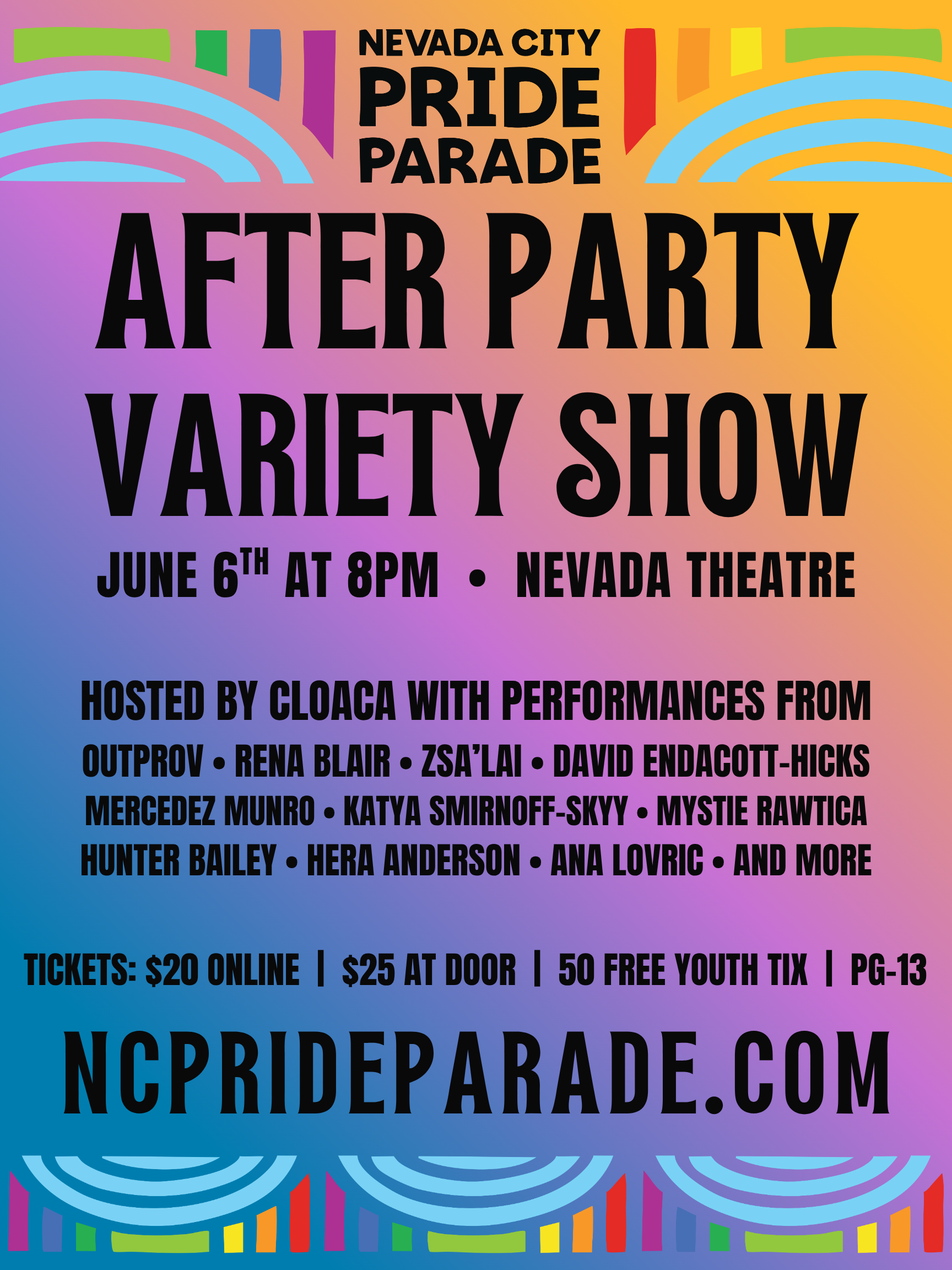 NC Pride After Party Variety Show