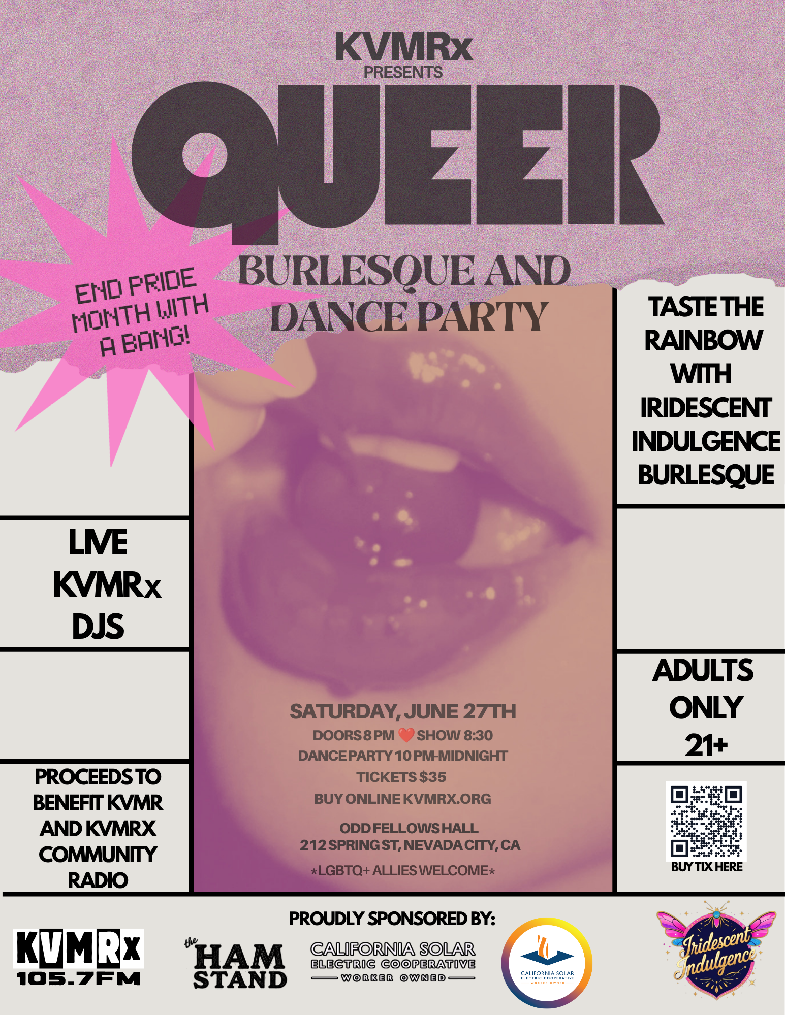 KVMRx Queer Burlesque and Dance Party