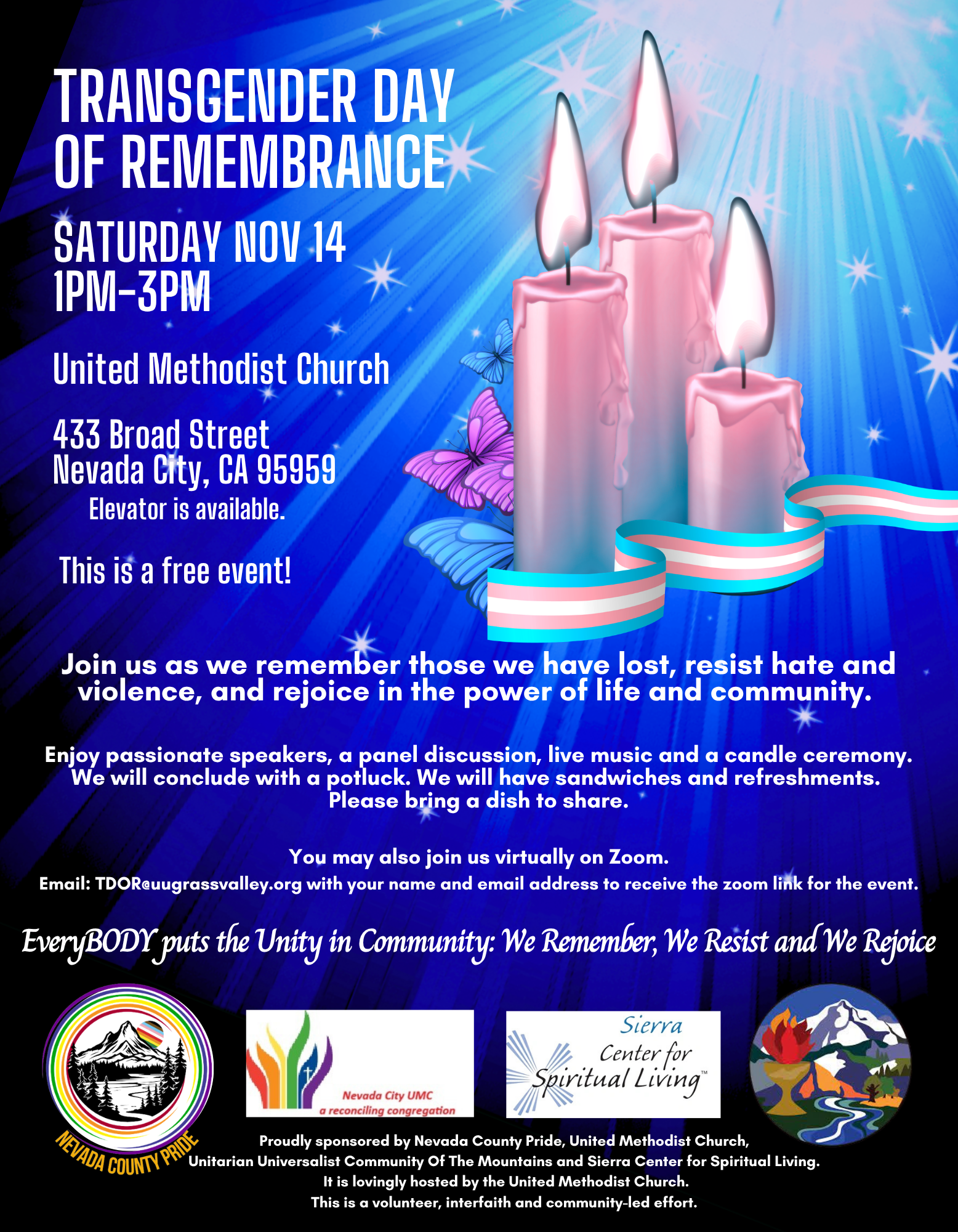 Transgender Day of Remembrance & Celebration 2026