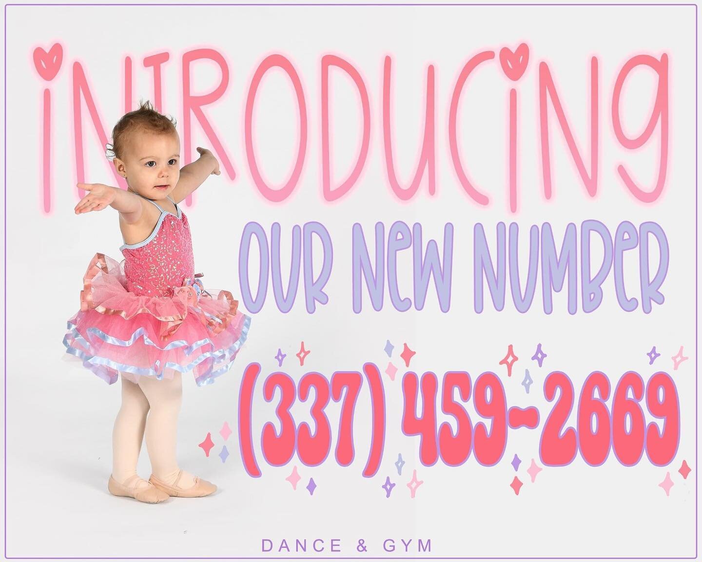 ✨We have a new phone number for the studio - (337)459-2669.✨ Please feel free to call or text with any questions.  We can also be reached through FB messenger or email address. 

⭐️The studio will be closed for the remainder of the month while our in