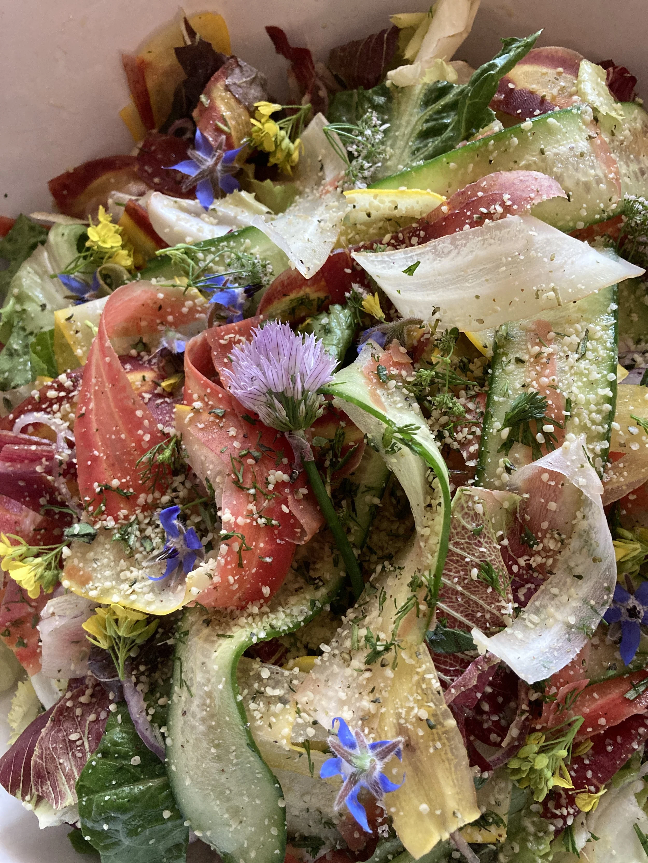 Seasonal Ribbon Carrot Salad 