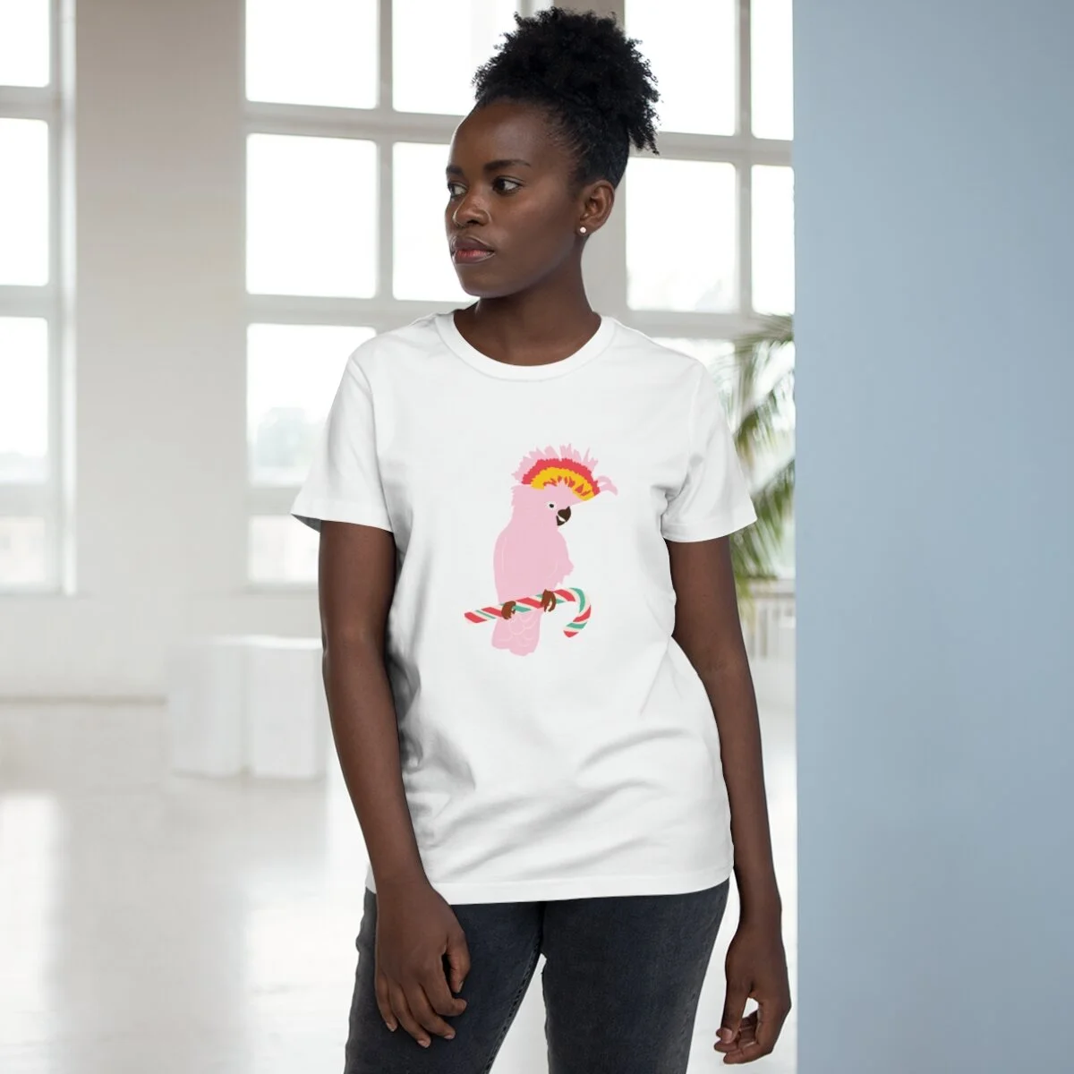 Tropical Christmas Cockatoo - Women’s Tee