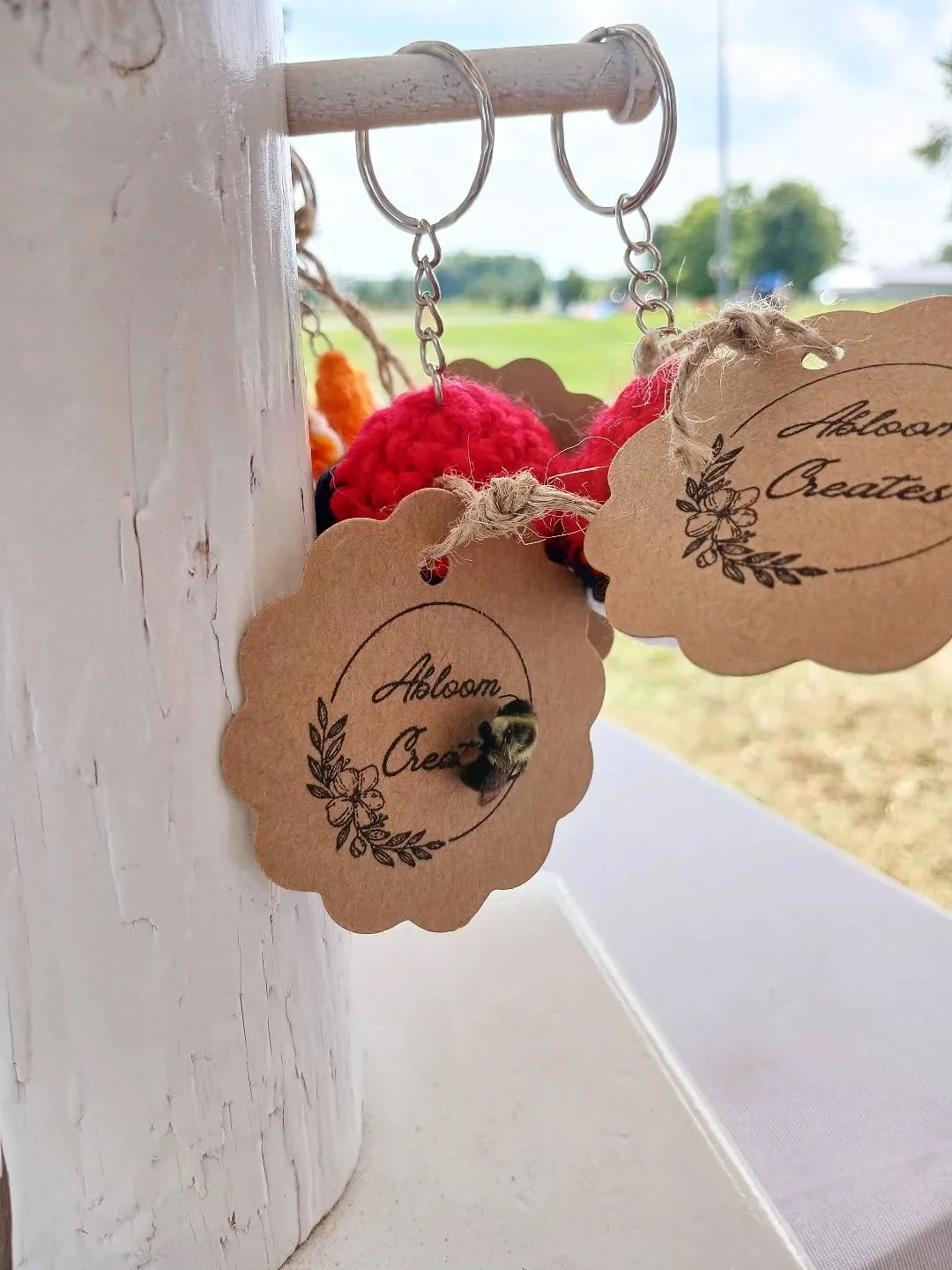 Even the bees know a good market when they find one 🐝💛

This past weekend, this little visitor landed right on my tag, and it was such a sweet reminder to pause, breathe, and take in the moment. Markets can be a whirlwind of setting up, chatting, p