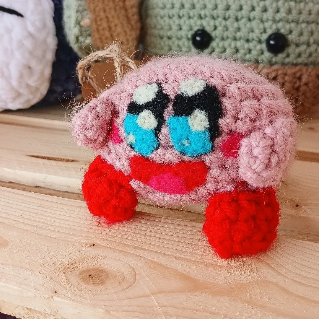 ✨🌸 Born from stardust, nostalgia, and a pink Gameboy 🌸✨

Kirby has been my forever favourite since childhood &mdash; floating through Kirby: Nightmare in Dreamland and straight into my heart 🎮💗

Now he&rsquo;s drifted into the real world as a sof