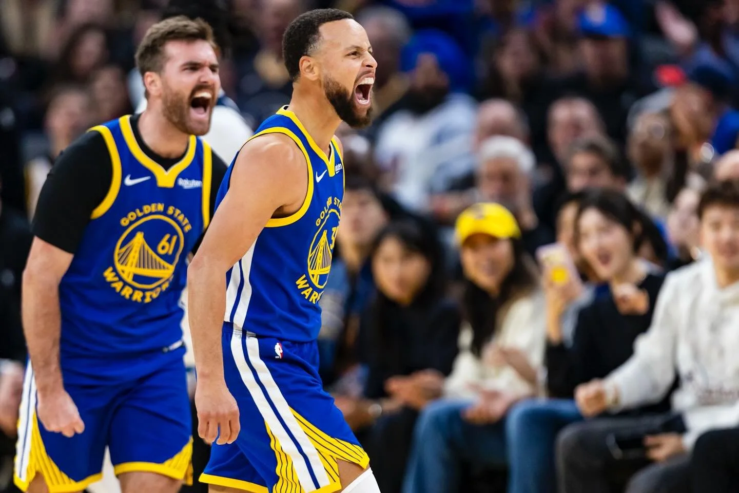 The Minnesota Timberwolves beat the Golden State Warriors 127-120.

📸🏀 @sfstandard #sportsphotography #sportsphotographer #nba #basketball #goldenstate #warriors @warriors @timberwolves